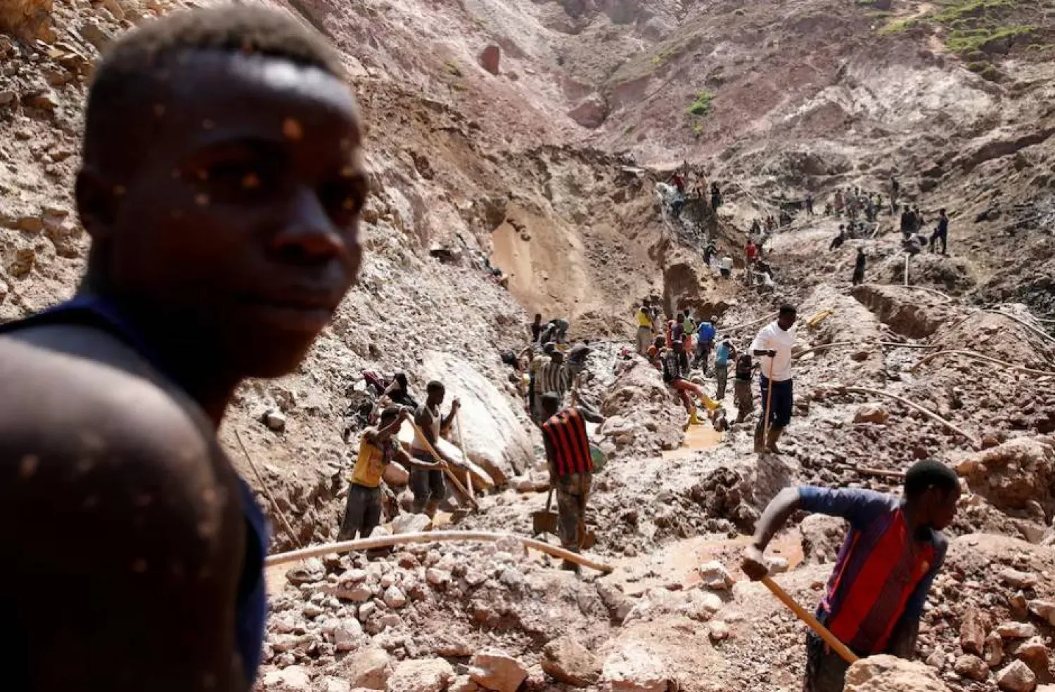 Olay, Orta Afrika Cumhuriyeti'ndeki Papua şehrine yaklaşık 50 kilometre uzaklıktaki Zamboi altın madeninde meydana geldi (Arşiv- Reuters)