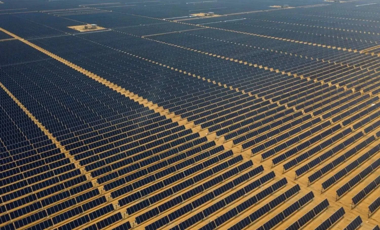 A solar power project in northern Saudi Arabia. (SPA) 