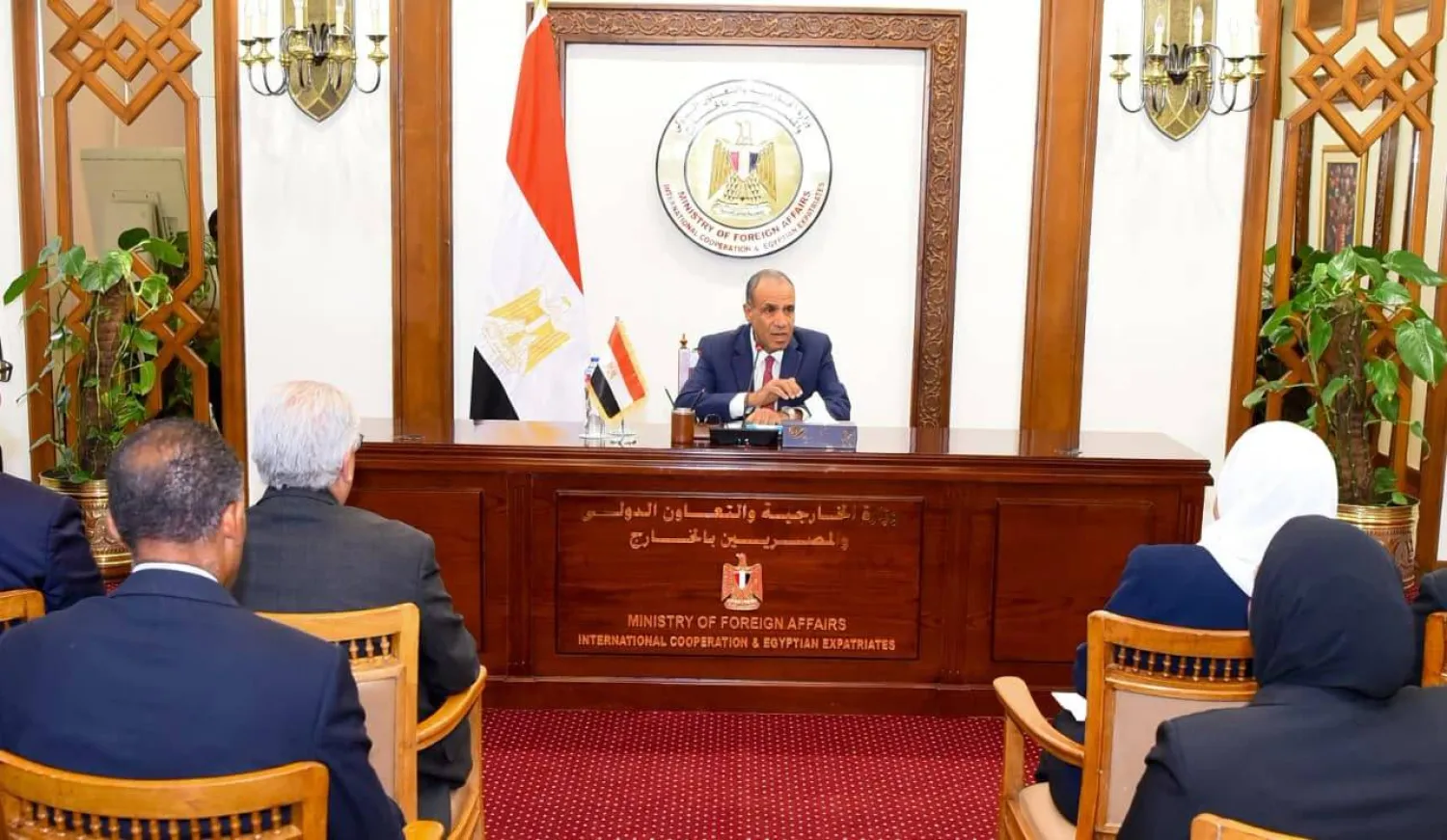 وزير الخارجية المصري بدر عبد العاطي (الخارجية المصرية)