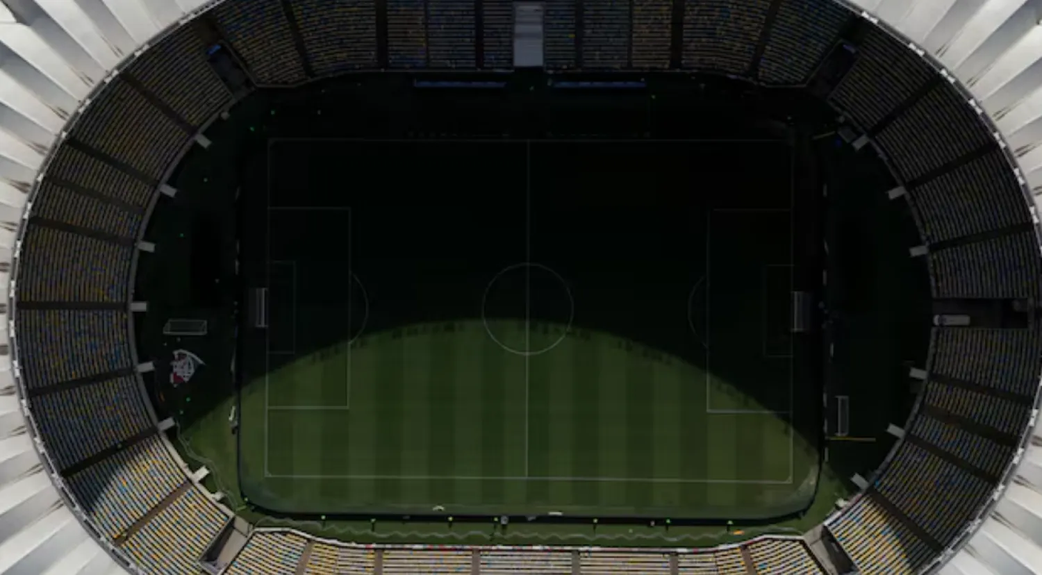 A drone view of the Maracana stadium ahead of the World Cup tournament, in Rio de Janeiro, Brazil, May 9, 2026. REUTERS/Sergio Queiroz 