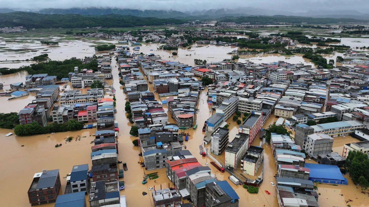 Typhoon Maysak wreaked havoc across parts of southern China in July, bringing torrential rain and severe flooding to Guangxi. (Reuters)