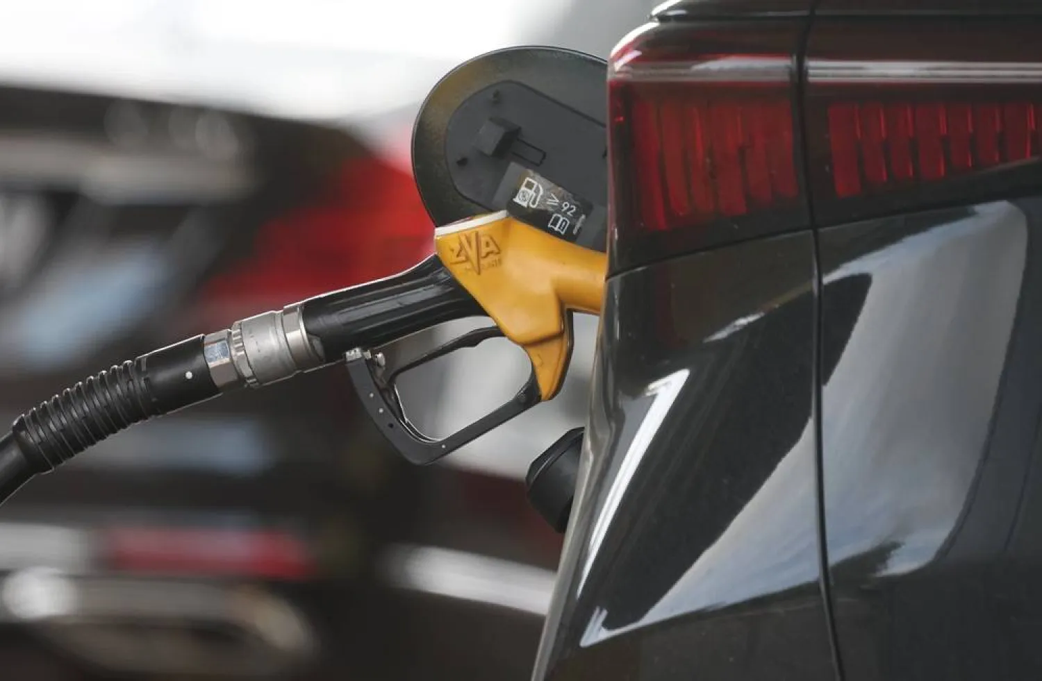 A fuel pump at a Rosneft gas station in Moscow, Russia, 19 August 2026. (EPA)