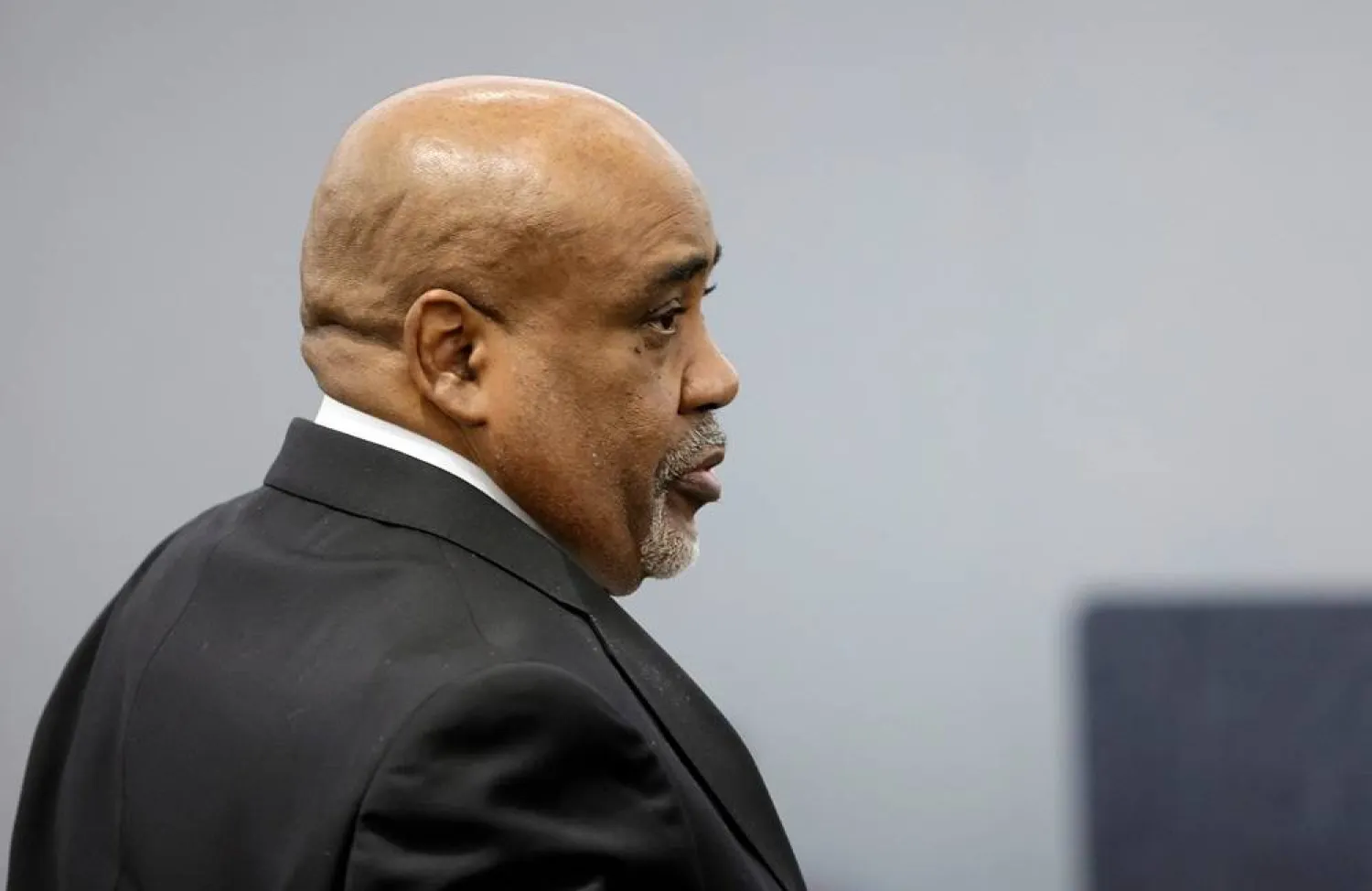  Duane Davis appears in court for his murder trial, related to the 1996 killing of rapper Tupac Shakur, in Clark County District Court at the Regional Justice Center in Las Vegas, Thursday, Aug. 20, 2026. (Steve Marcus/Las Vegas Sun/Pool) 