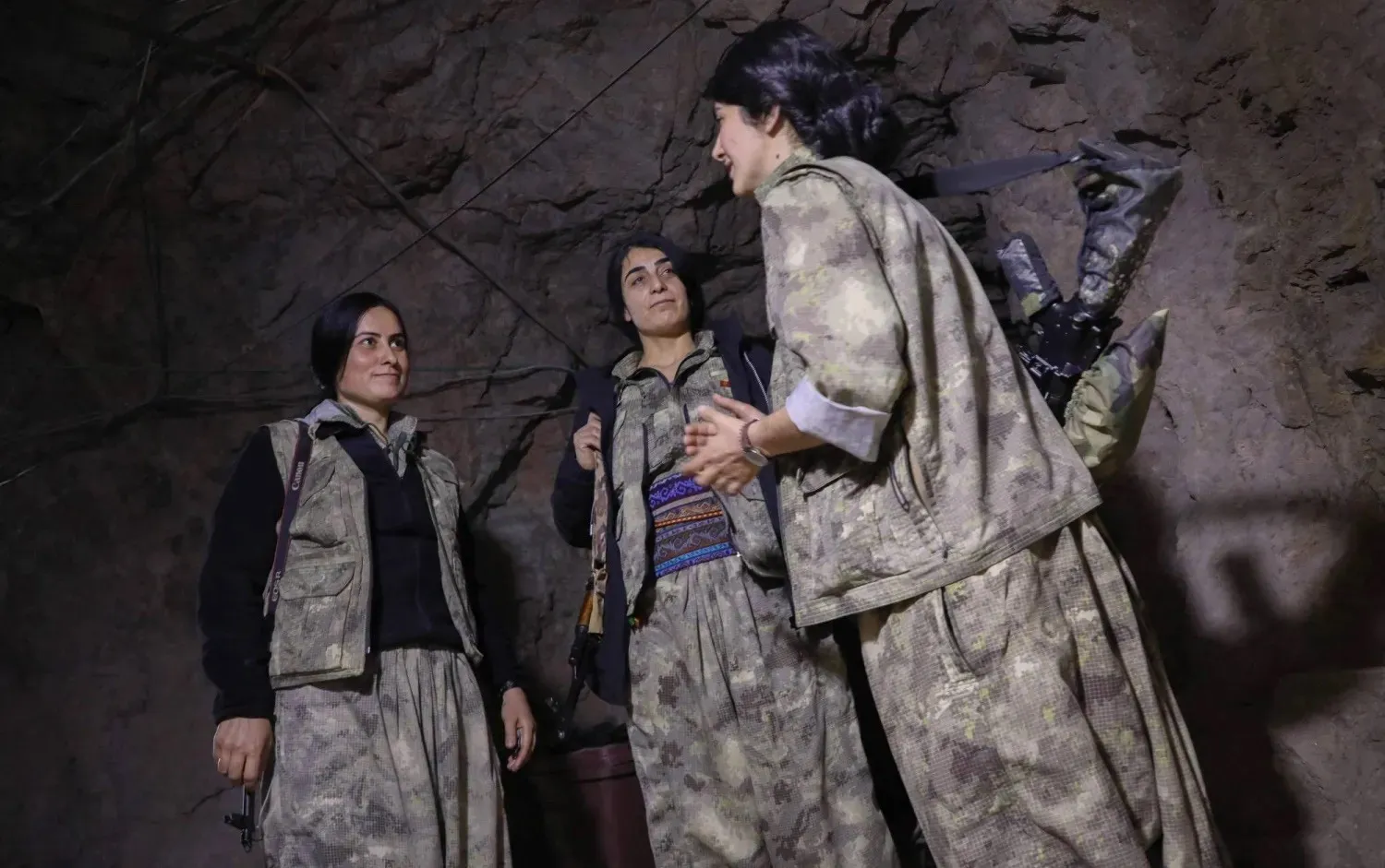 A law passed by the Turkish parliament on August 10 allows for the conditional return of PKK members after their weapons have been verified. (AFP)