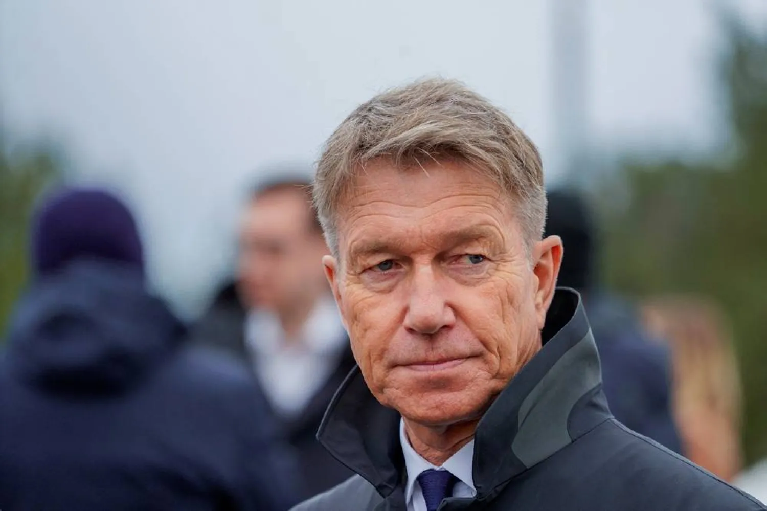 Norway's Energy Minister Terje Aasland attends a press conference in connection with the new realization of the carbon capture project at the waste incineration plant at Klemetsrud, Oslo, Norway January 27, 2025. (NTB/Ole Berg-Rusten via Reuters) 