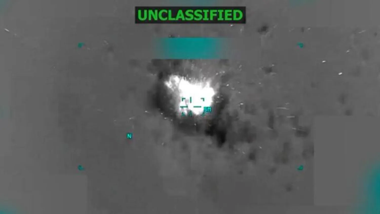 An alleged drug-trafficking ship burns off the coast of Venezuela in this screenshot taken from a video posted by US President Donald Trump on October 14, 2025. Donald Trump, Truth Social via Reuters
