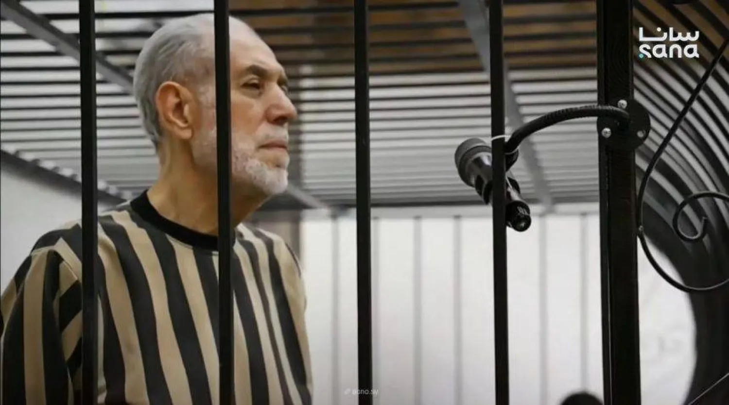 Ahmed Hassoun during proceedings before the Fourth Criminal Court in Damascus. (SANA file photo) 