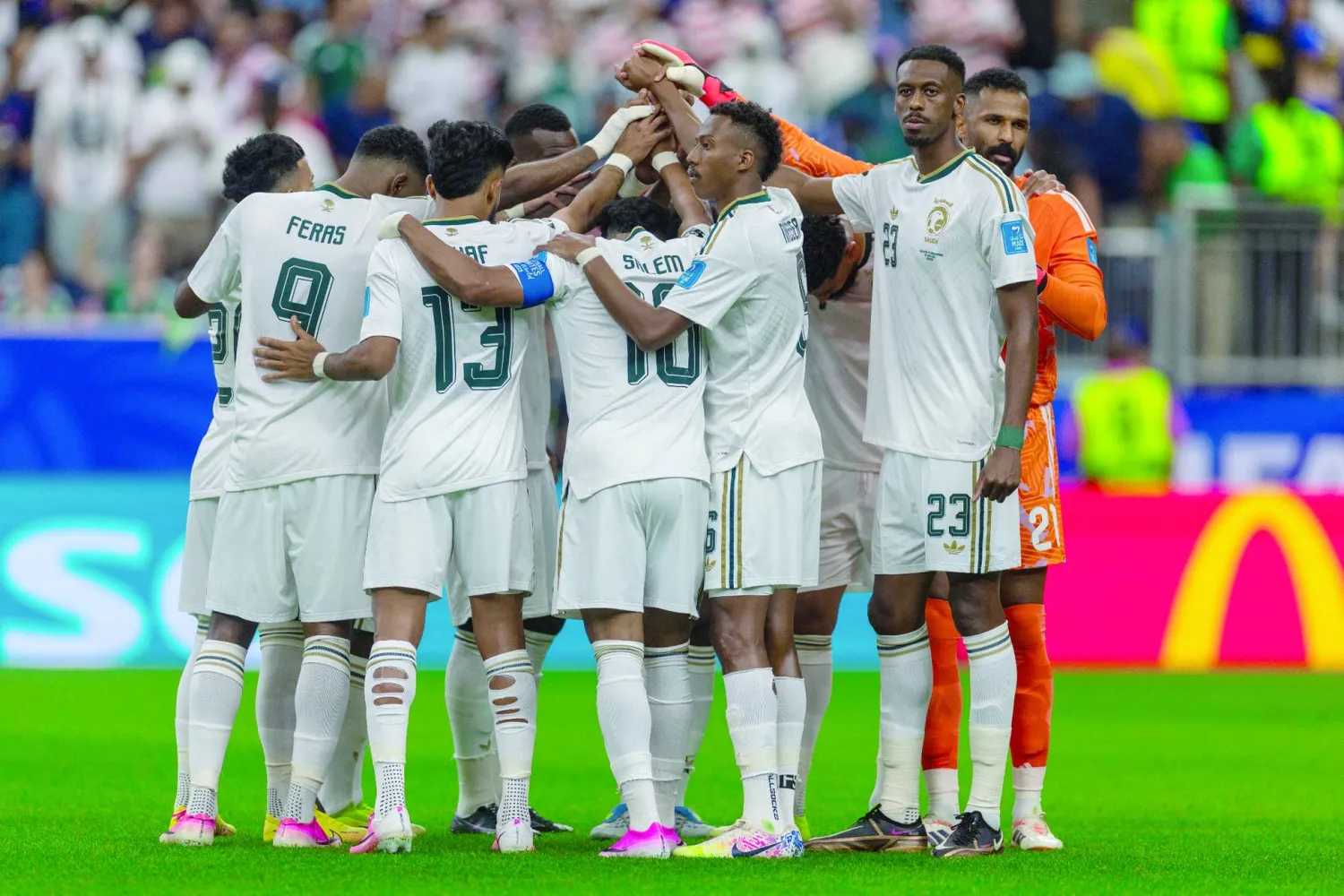 تأتي مشاركة الأخضر للمرة الثانية في بطولة «الكونكاكاف» الذهبية (المنتخب السعودي)
