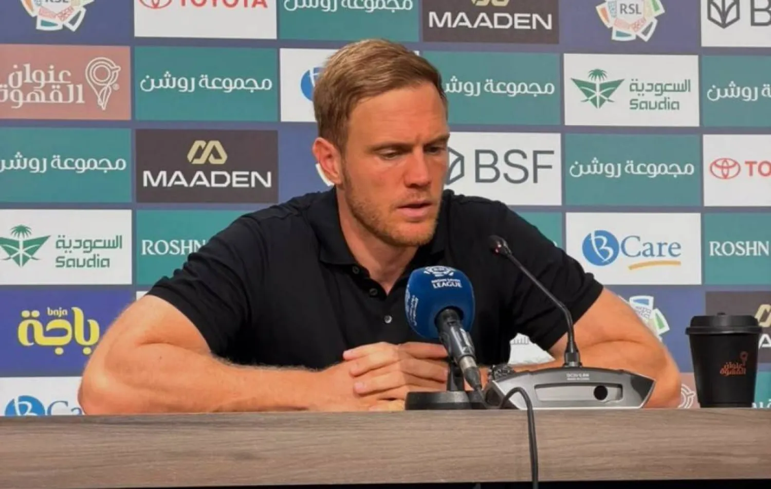 الألماني ينز فيسينغ مدرب الاتحاد (الشرق الأوسط) 