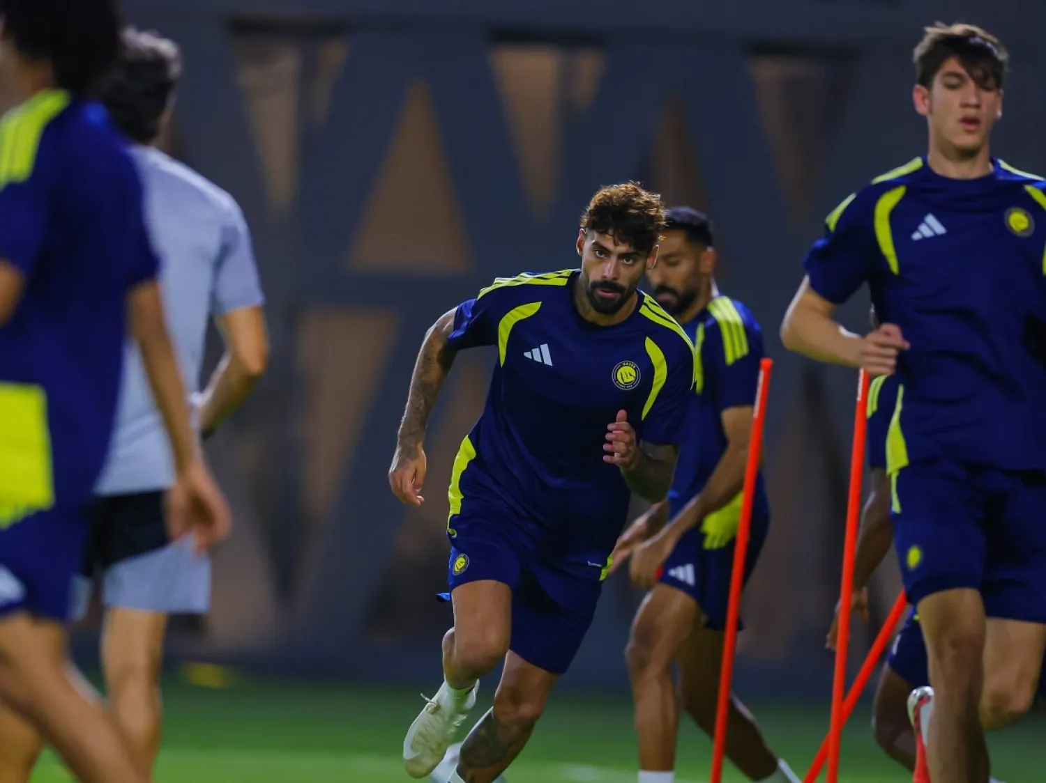 جانب من تحضيرات النصر (نادي النصر)