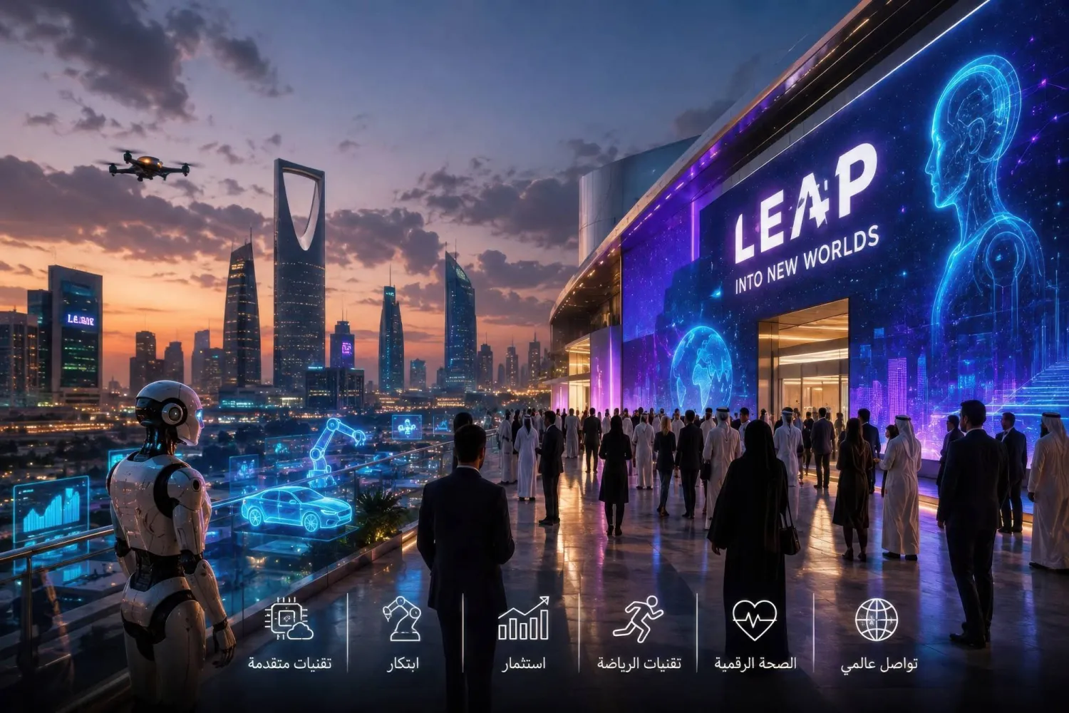 الرياض على بوابة عوالم التقنية الجديدة