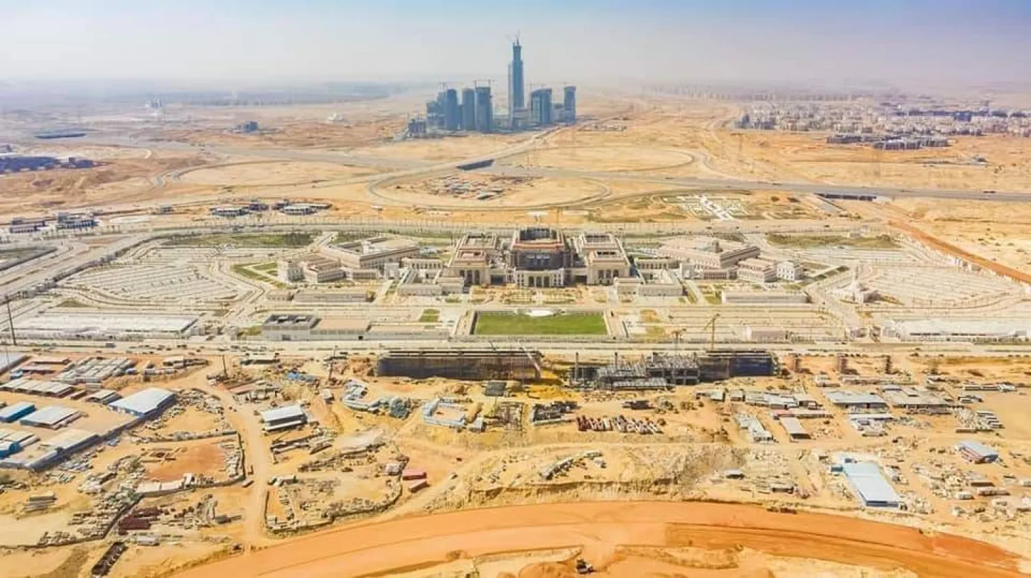 أحد المشاريع في العاصمة الإدارية (العاصمة الإدارية الجديدة)