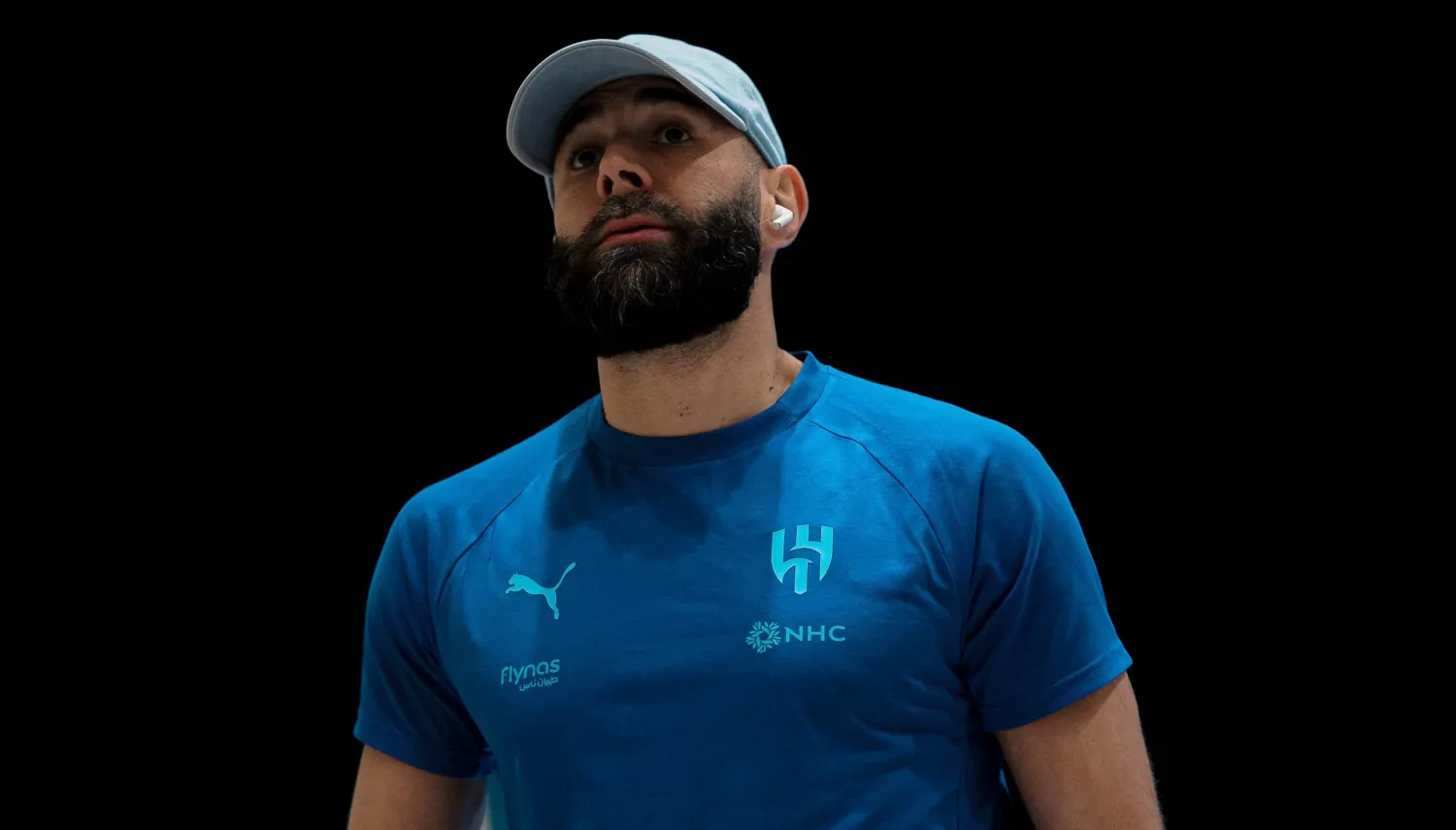 النجم الفرنسي كريم بنزيمة لاعب الهلال (نادي الهلال)