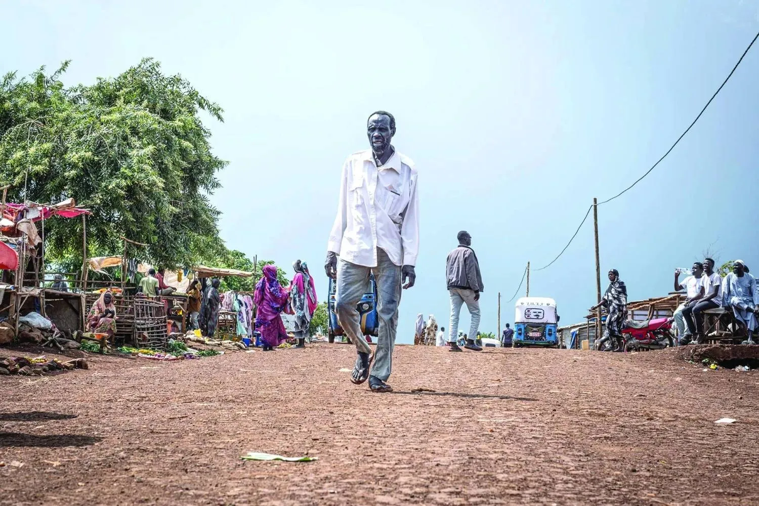 Sudanese refugees at Ura camp in Assosa, Ethiopia’s Benishangul-Gumuz region (AFP)  