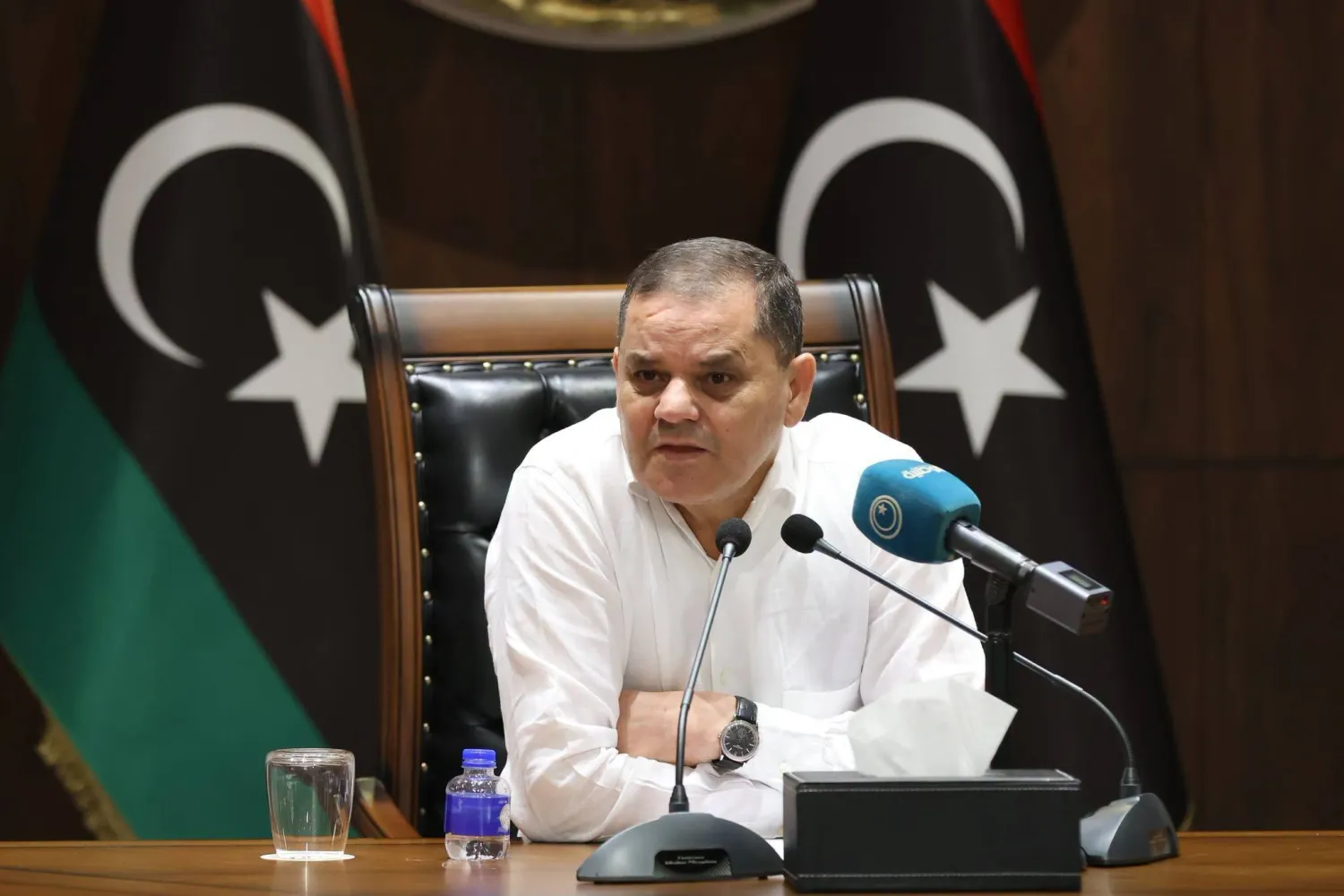 رئيس حكومة «الوحدة» في غرب ليبيا عبد الحميد الدبيبة (مكتب الدبيبة)