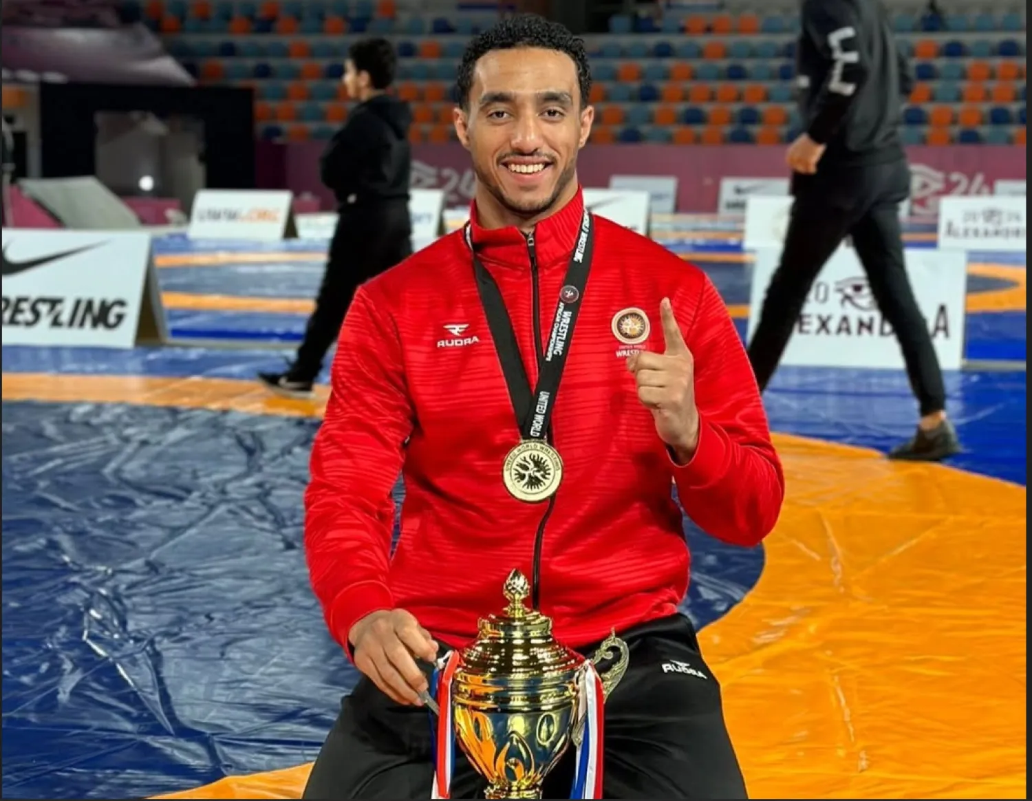  المصارع المصري محمد مصطفى الشامي (حساب اللاعب على «فيسبوك»)