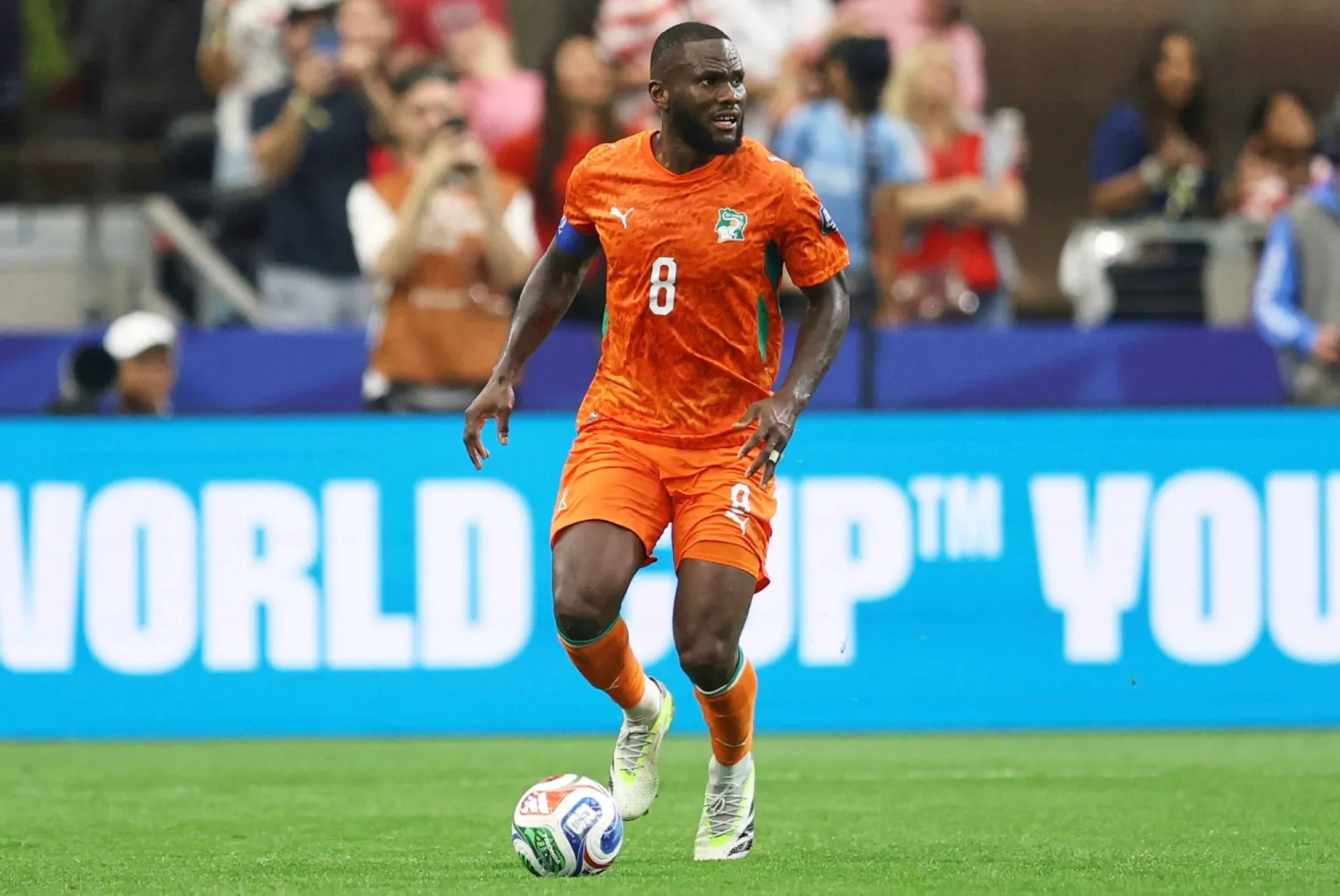 لاعب خط الوسط الإيفواري فرانك كيسيه إلى أتالانتا (أ.ب)