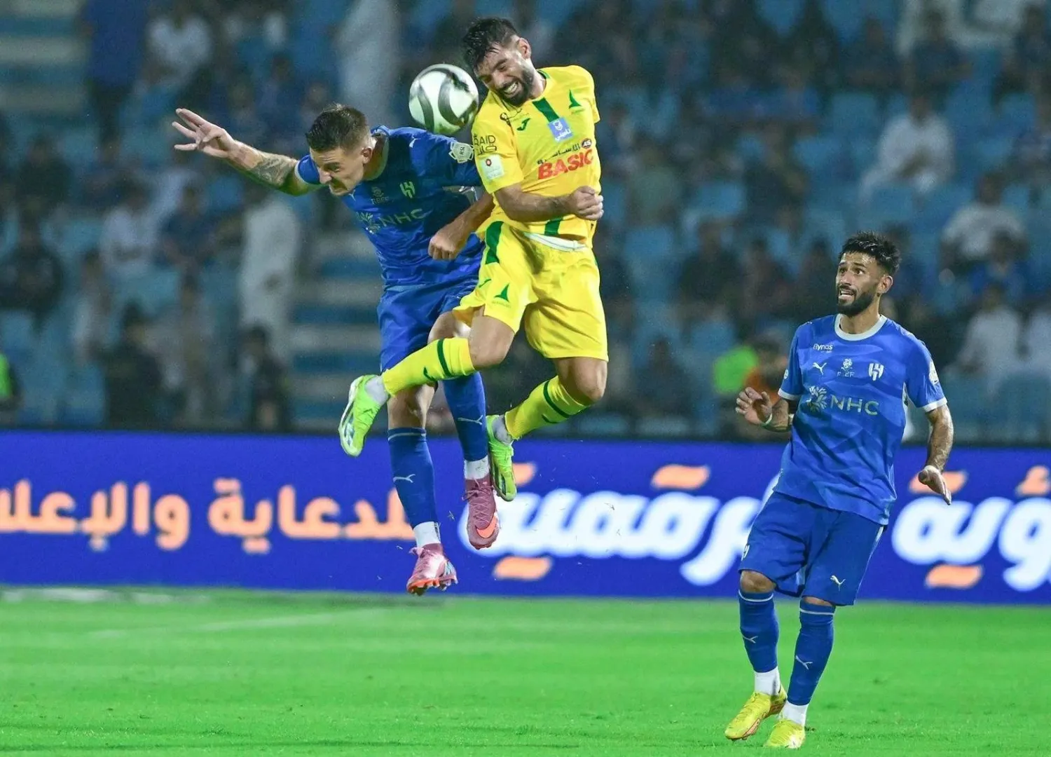 الهلال خاض مباراة الخليج الأخيرة وسط رطوبة عالية (واس)