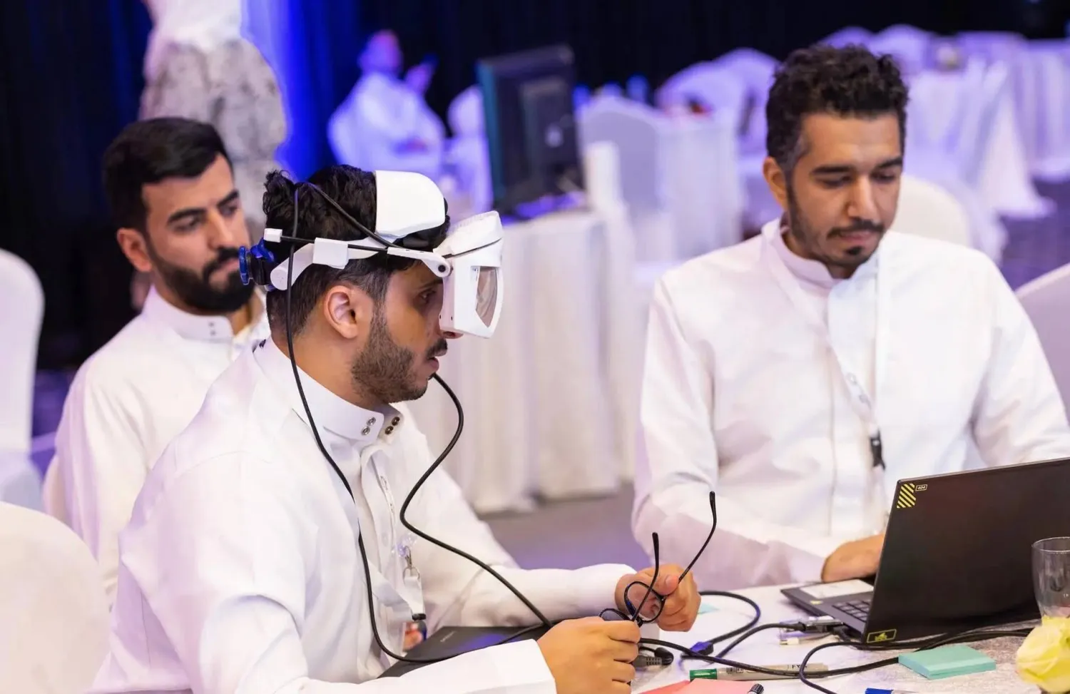 فعالية «هاكاثون الترجمة» التي استضافتها الرياض برعاية هيئة الأدب والنشر والترجمة (واس)