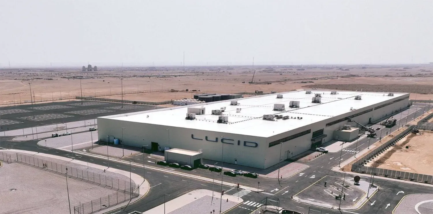 Lucid’in Suudi Arabistan’ın batısındaki yeni fabrikası (Şirketin resmî internet sitesi)