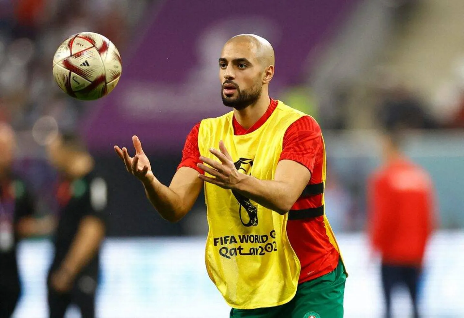 لاعب الوسط المغربي سفيان أمرابط إلى أياكس (رويترز)