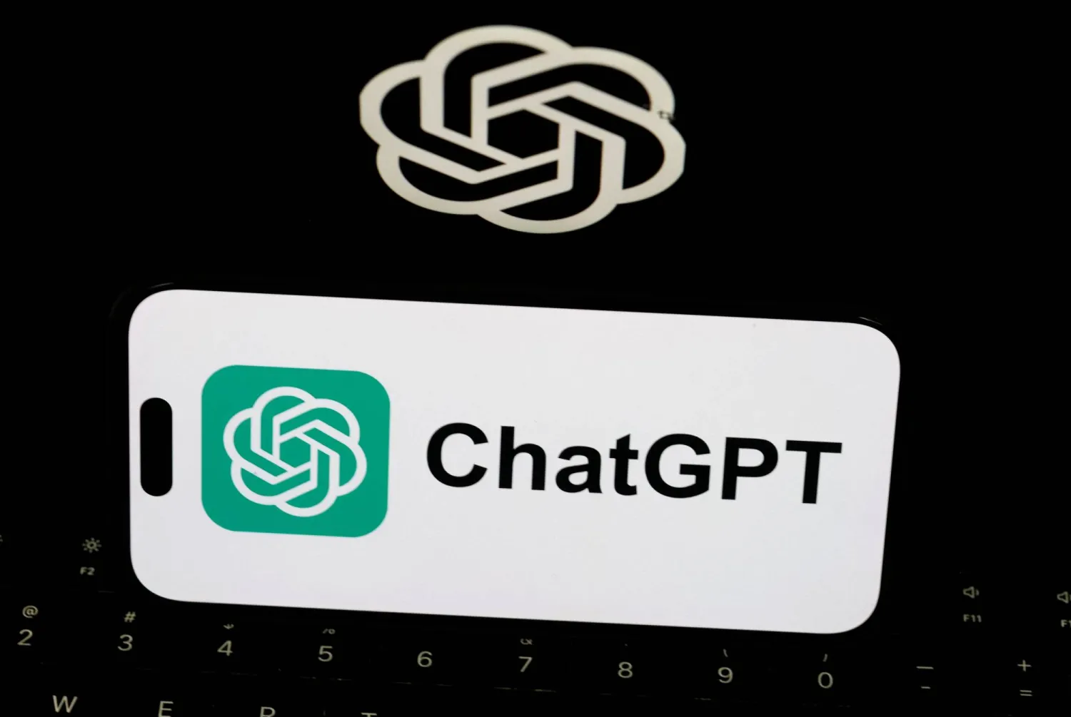 In this photo illustration, the ChatGPT logo is displayed on a smartphone on May 20, 2026 in Los Angeles, California. (Getty Images/AFP)