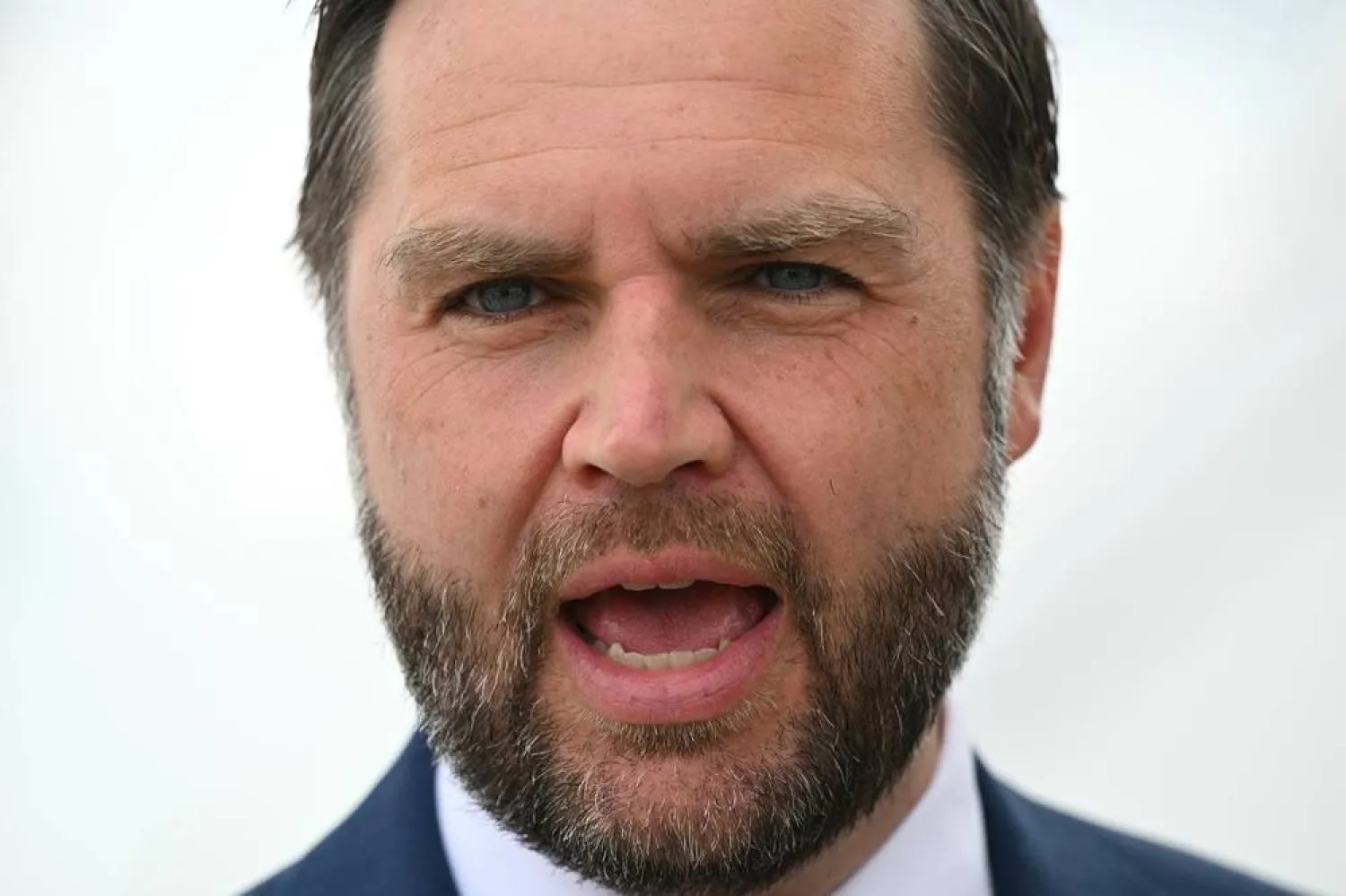 Vice President JD Vance speaks to reporters before boarding Air Force Two at Joint Base Andrews, Md., Aug. 31, 2026. (AP)