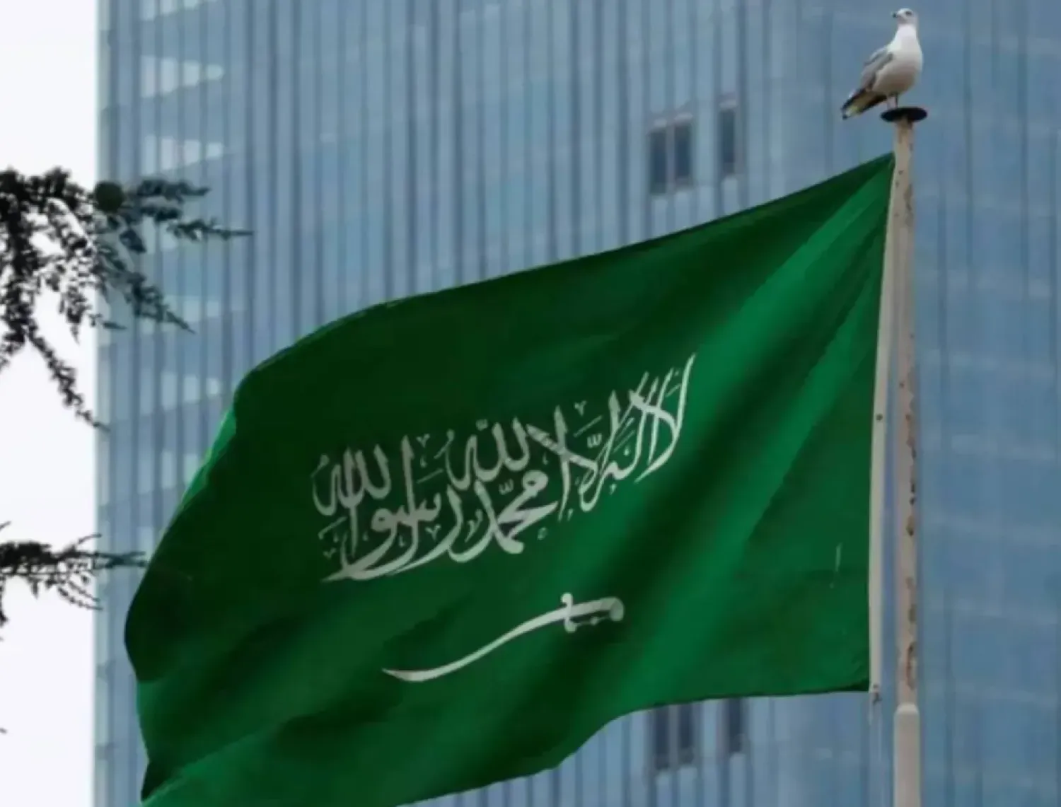 File photo of the Saudi flag/AAWSAT