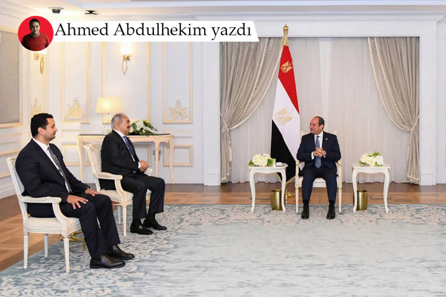 Mısır, Libya'nın birliğini ve toprak bütünlüğünü korumanın zorunlu olduğuna inanıyor. Krizin tek çözüm yolu olarak gördüğü kurumların birleştirilmesi ve meclis ile cumhurbaşkanlığı seçimlerinin düzenlenmesi yönündeki çalışmalarını sürdürüyor (AFP)