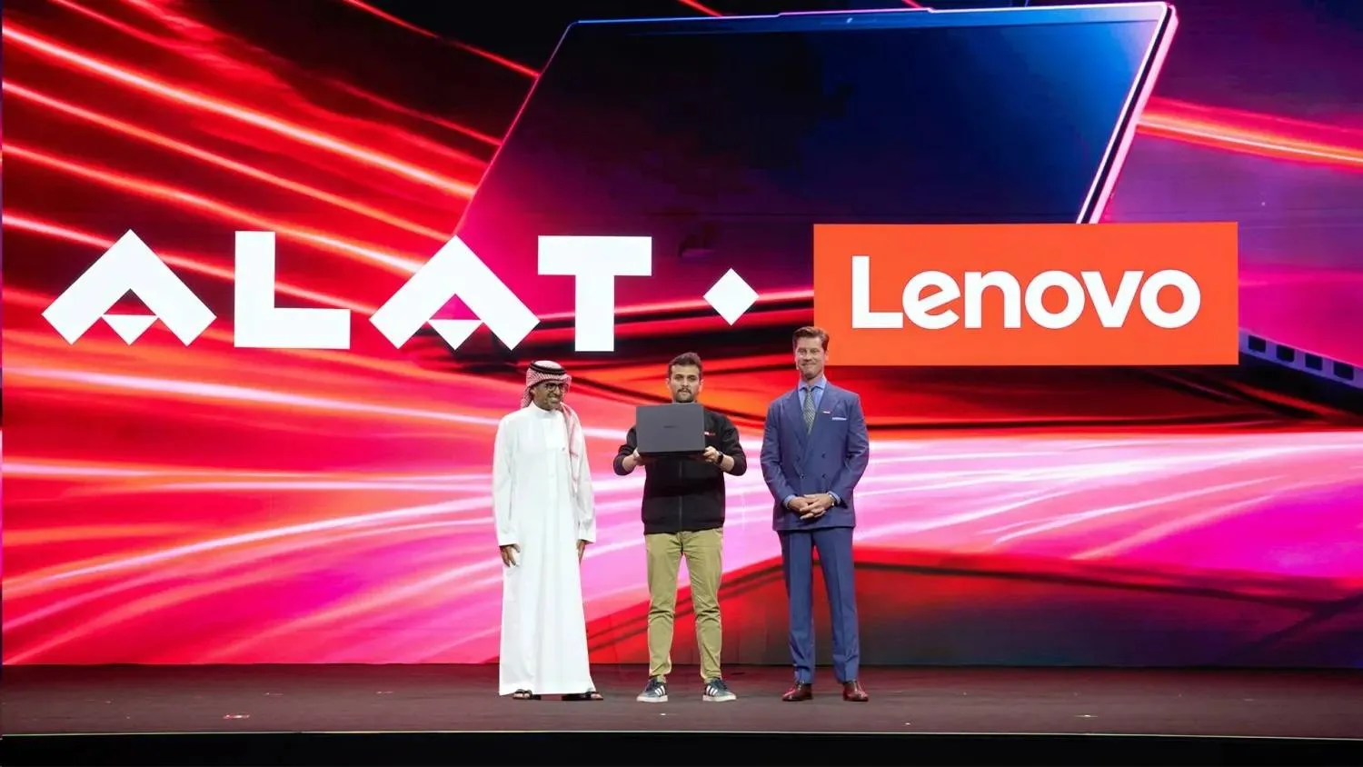 Lenovo unveils its Saudi-made laptop at LEAP 2026 (Asharq Al-Awsat)