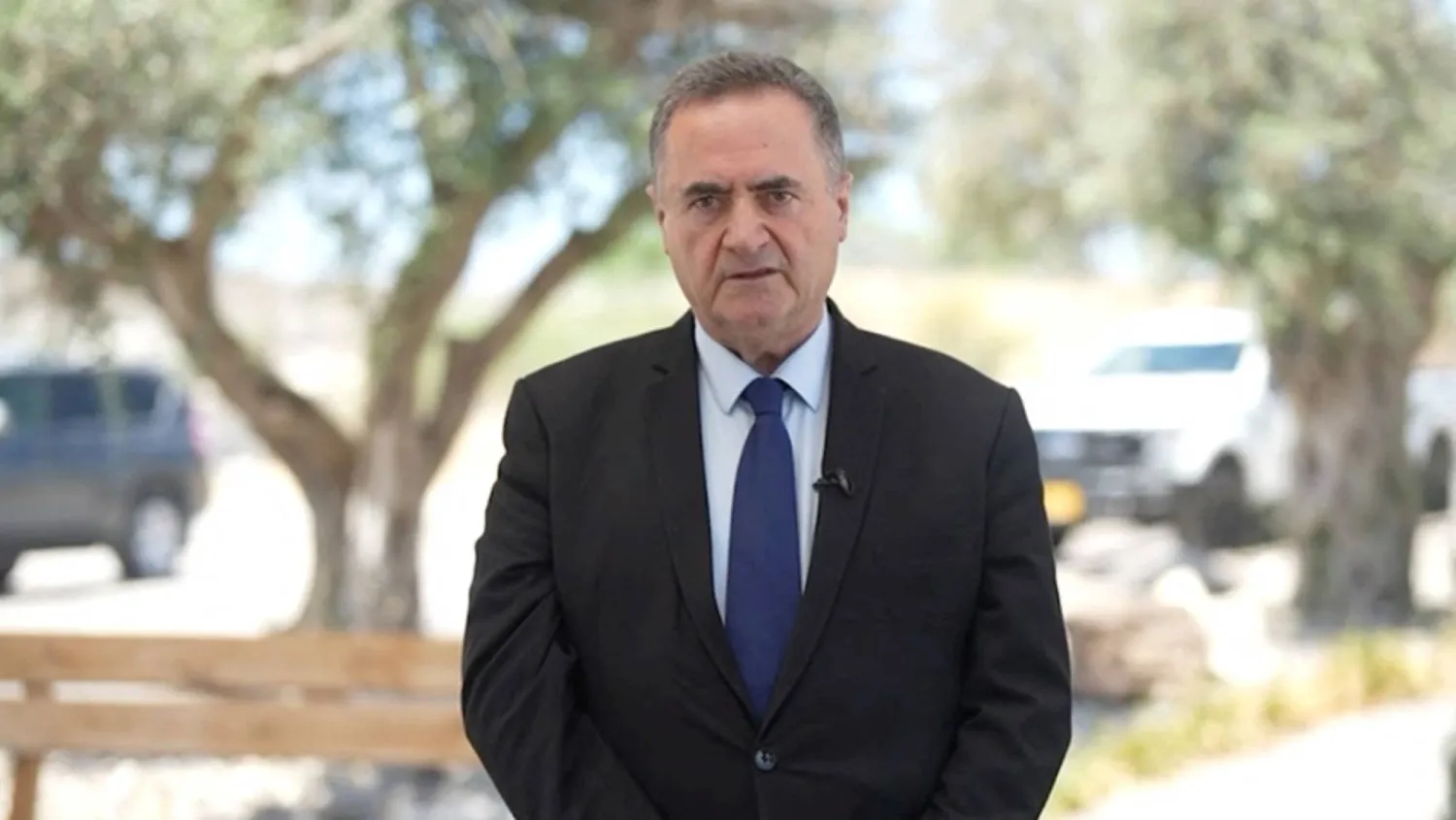  Israeli Defense Minister Israel Katz announces that a senior Hamas operative had been detained in Gaza City, in a location given as Netiv HaAsara, Ashkelon, Israel, in this screengrab taken from a handout video released on September 1, 2026. (Israeli Defense Ministry/Handout via Reuters)