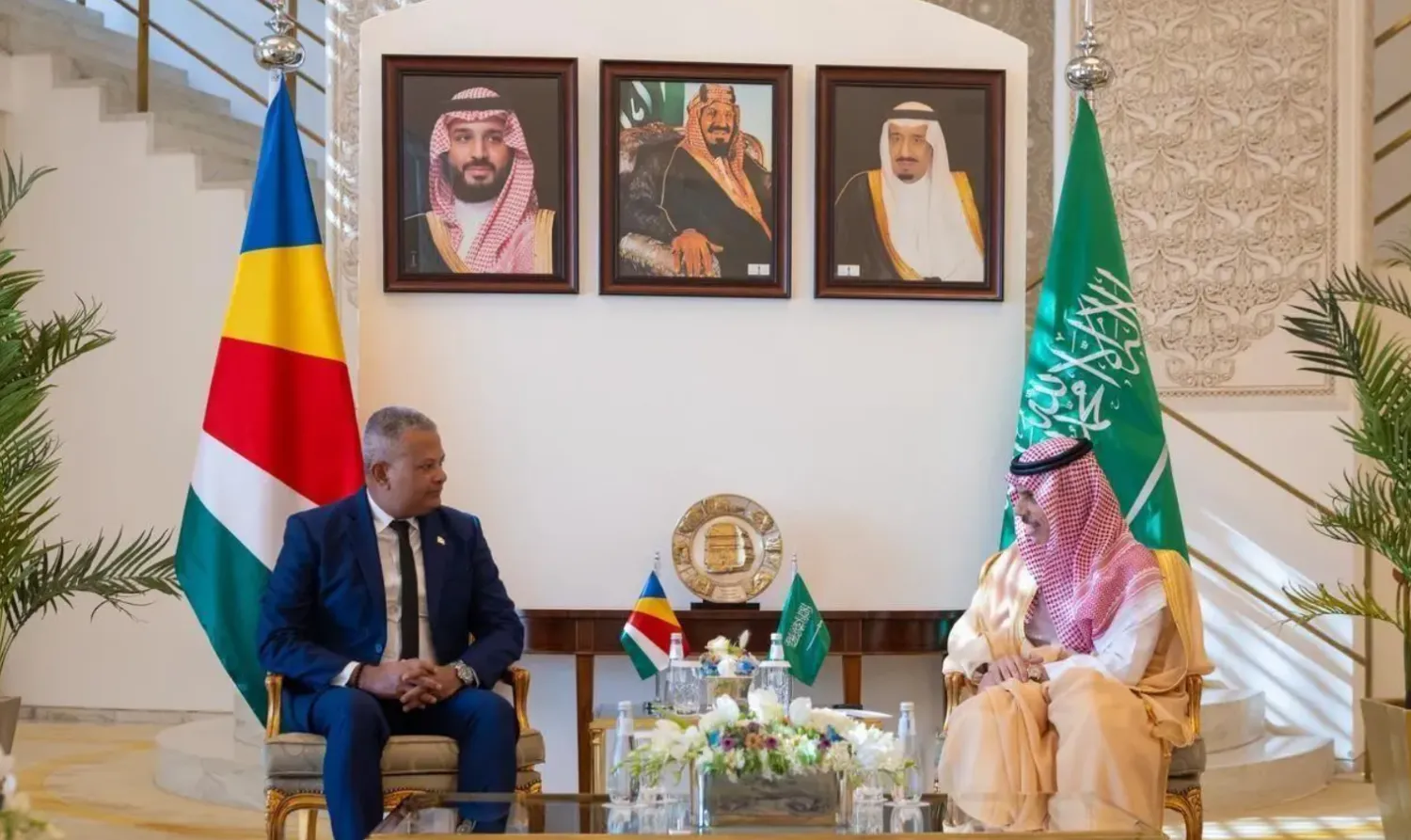 Saudi Minister of Foreign Affairs and Vice President of the Republic of Seychelles  - SPA