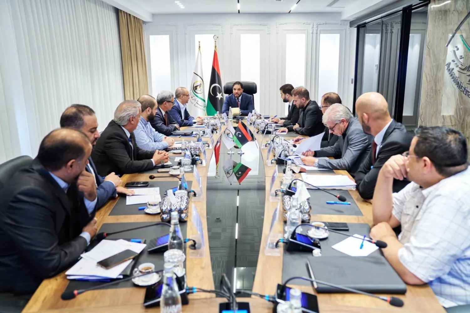رئيس هيئة الرقابة الإدارية في ليبيا عبد الله قادربوه يترأس اجتماعاً لبحث أزمتي الوقود والكهرباء 3 سبتمبر (الهيئة)