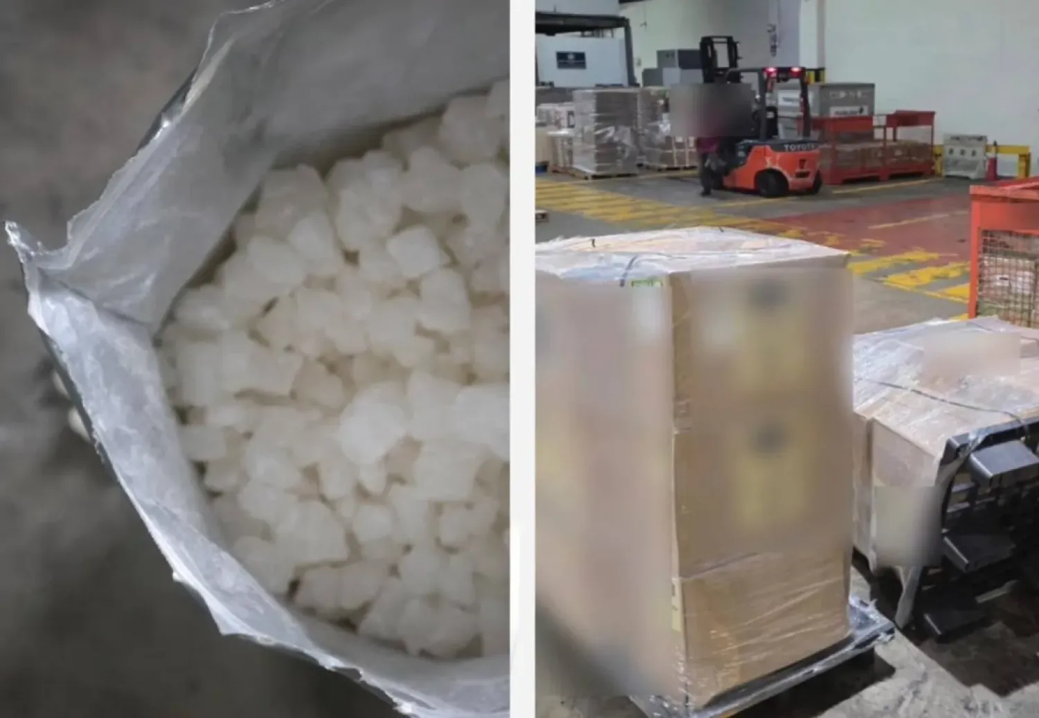 An image showing a portion of the seized quantity of ketamine (Saudi Ministry of Interior) 