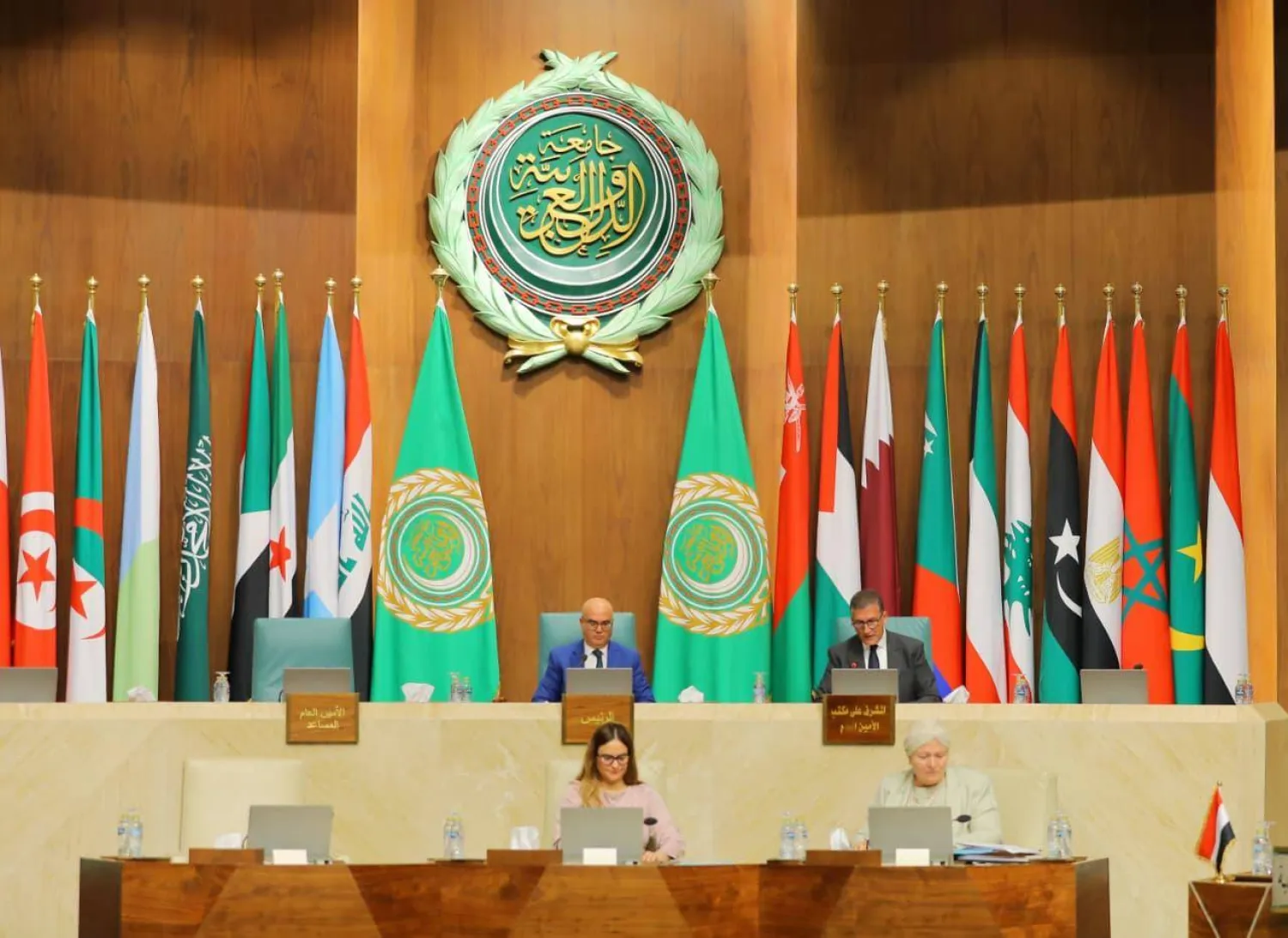 جانب من اجتماع المندوبين الدائمين (الجامعة العربية)