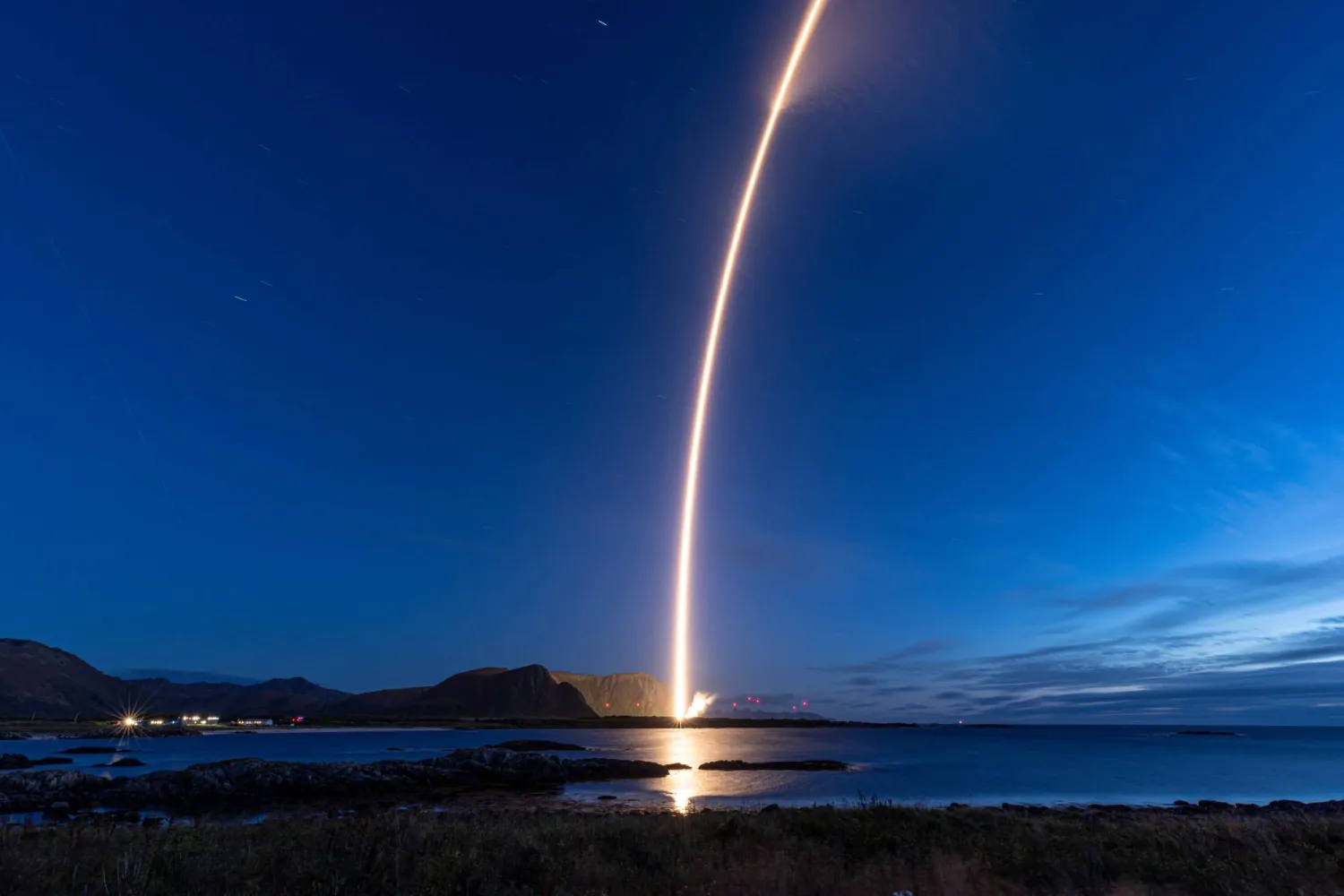 Germany's Isar Aerospace rocket is launched into space from a base in Andoeya, Norway, September 5, 2026. Isar Aerospace/Franziska Kegel/Handout via REUTERS