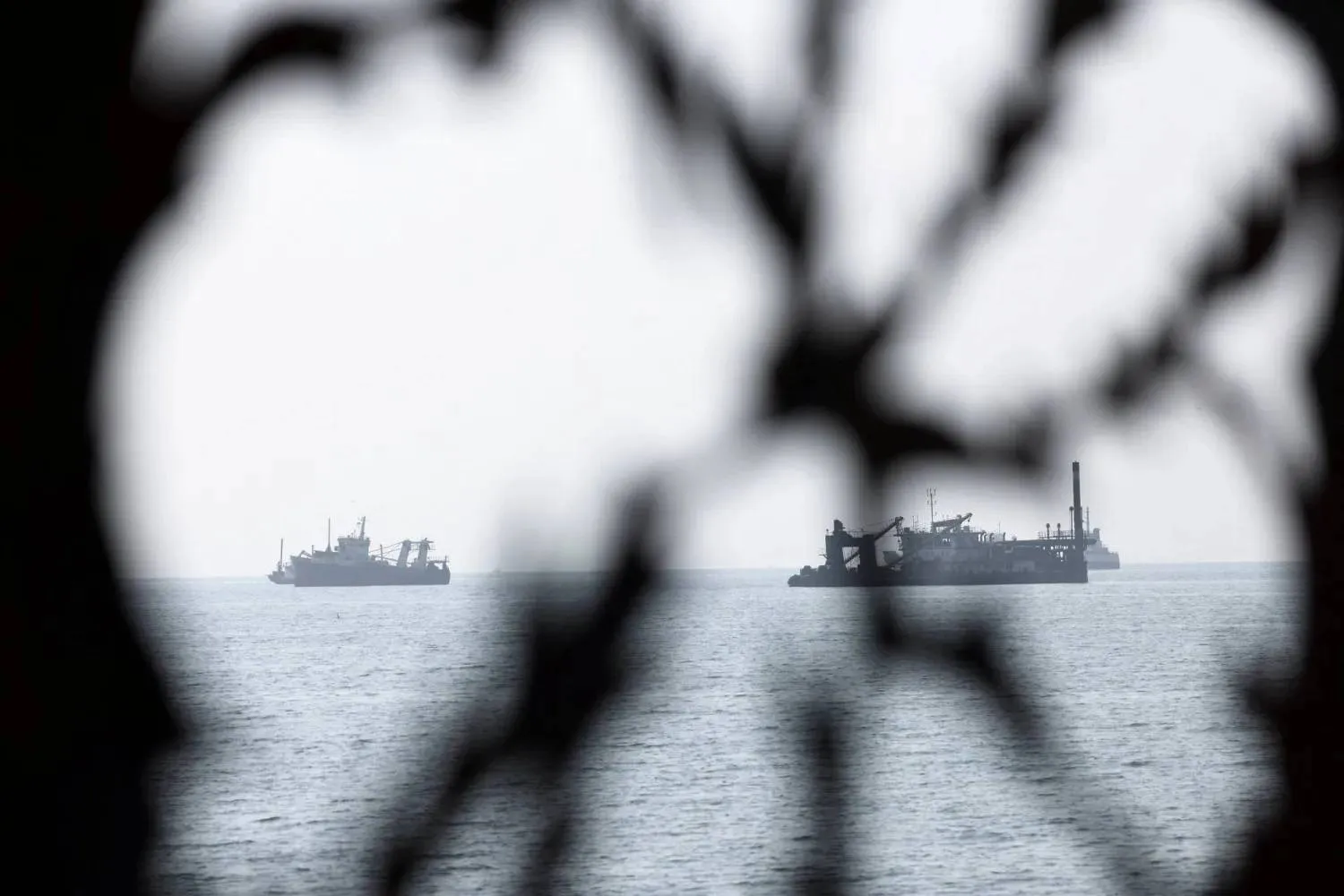 Vessels in the Strait of Hormuz near the beach of Bandar Abbas, Iran, September 5, 2026. (Reuters)