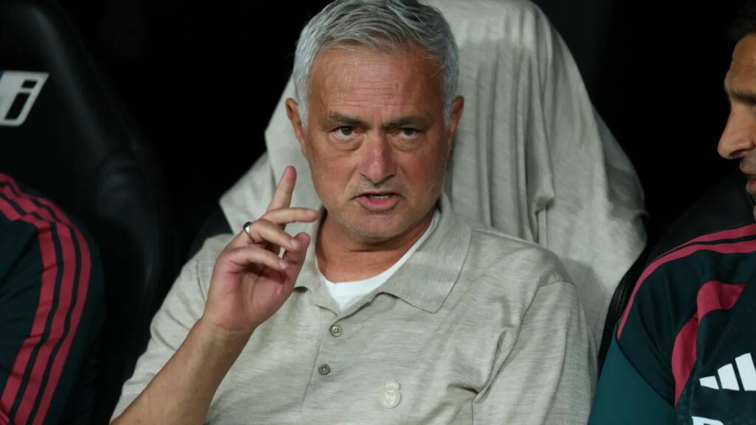 Real Madrid coach Jose Mourinho kicks off his European comeback with Los Blancos against his former club Inter Milan. Thomas COEX / AFP
