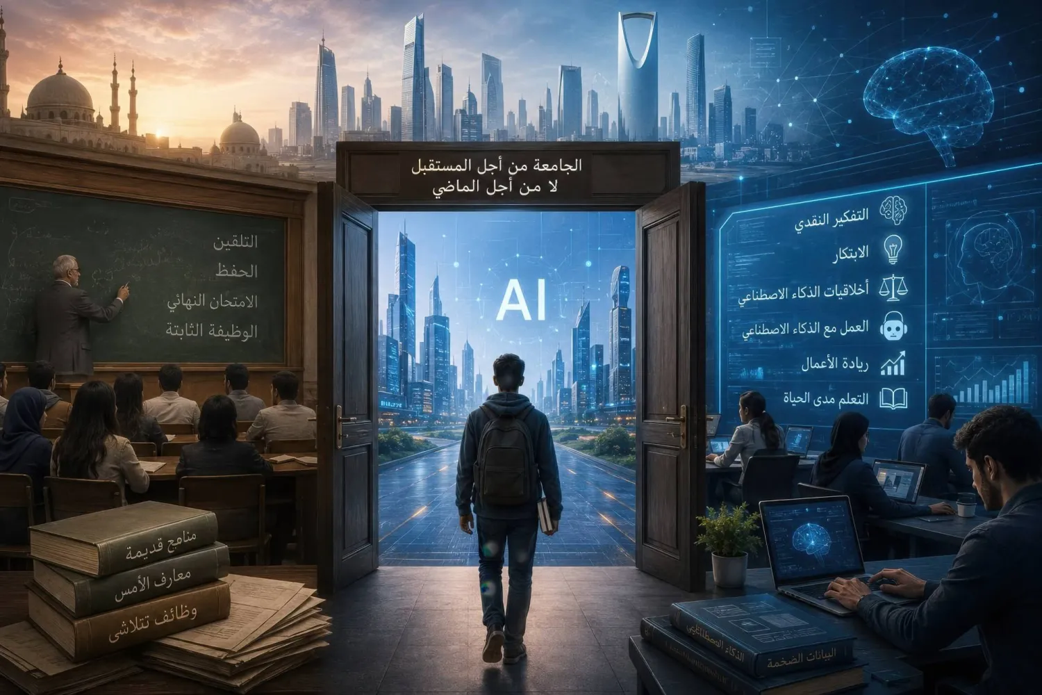 الجامعة بين الأمس والغد... هل تواكب ثورة الذكاء الاصطناعي؟