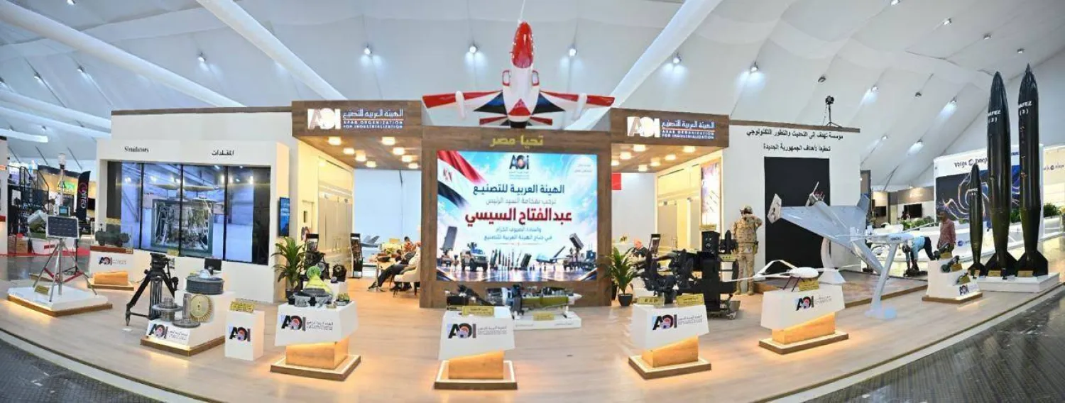 طائرات مصرية متطورة في معرض «العلمين للطيران والفضاء» (الهيئة العربية للتصنيع)