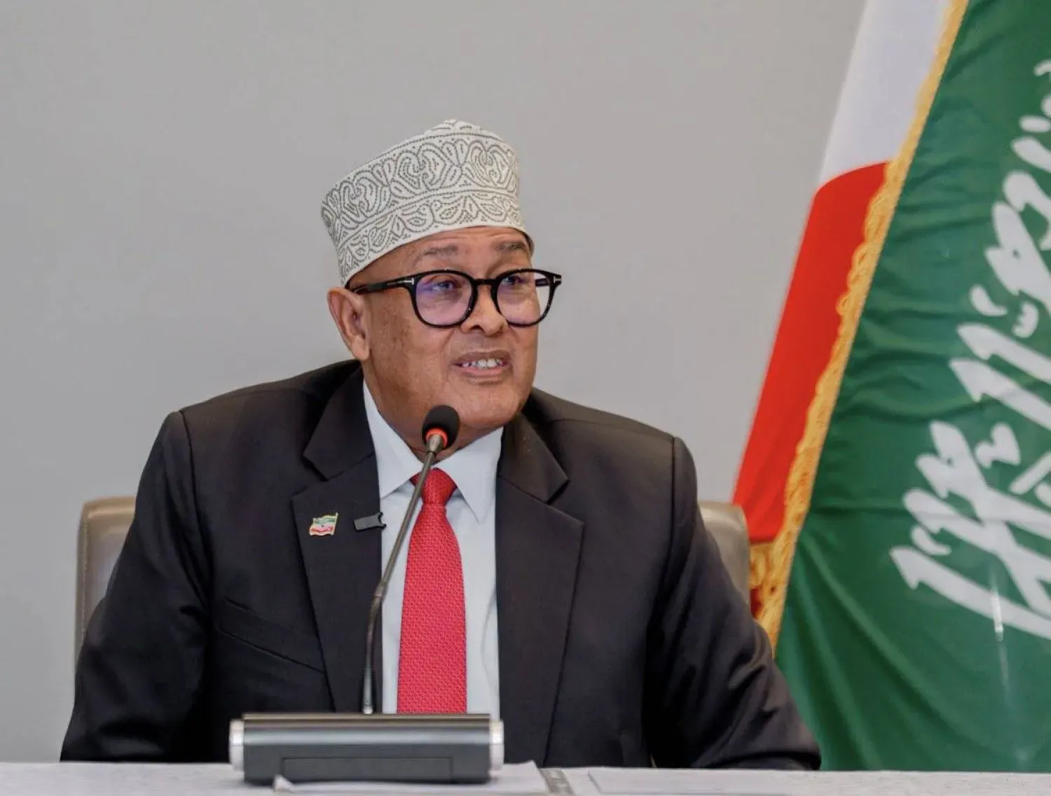 Somaliland Bölgesi Başkanı Abdurrahman Muhammed Abdullah (Somaliland Bölgesi Başkanlığı X hesabı)