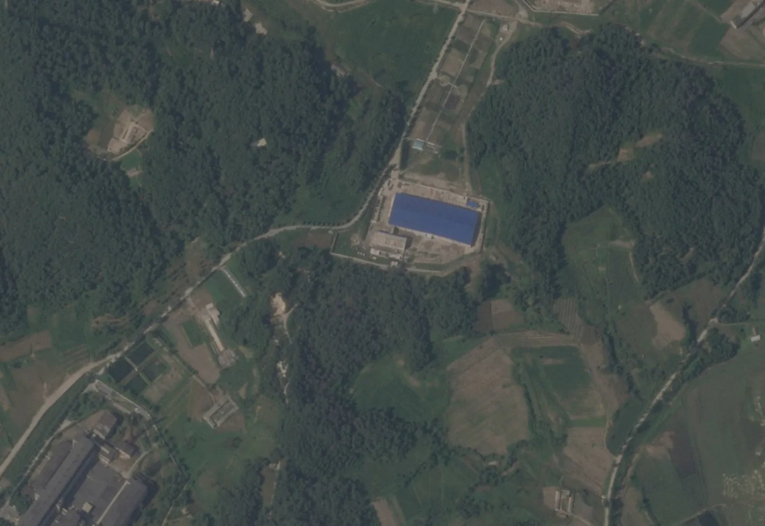 A satellite image shows a nuclear material production factory, in Yongbyon, North Korea, September 4, 2025. (2026 Planet Labs PBC/Handout via Reuters) 