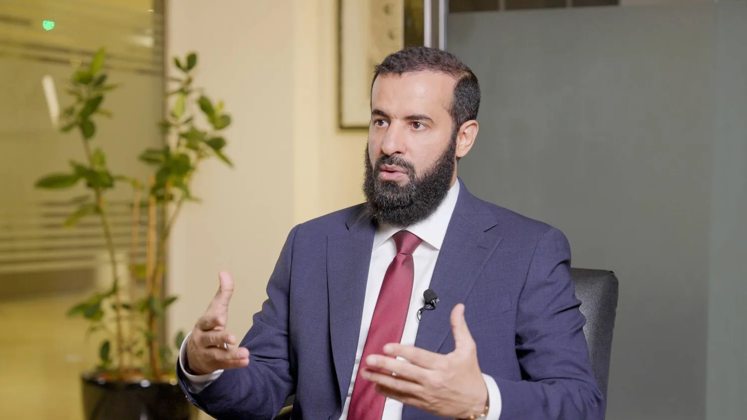 Al-Rabash said security and development were top priorities. Photo: Turky Alagili