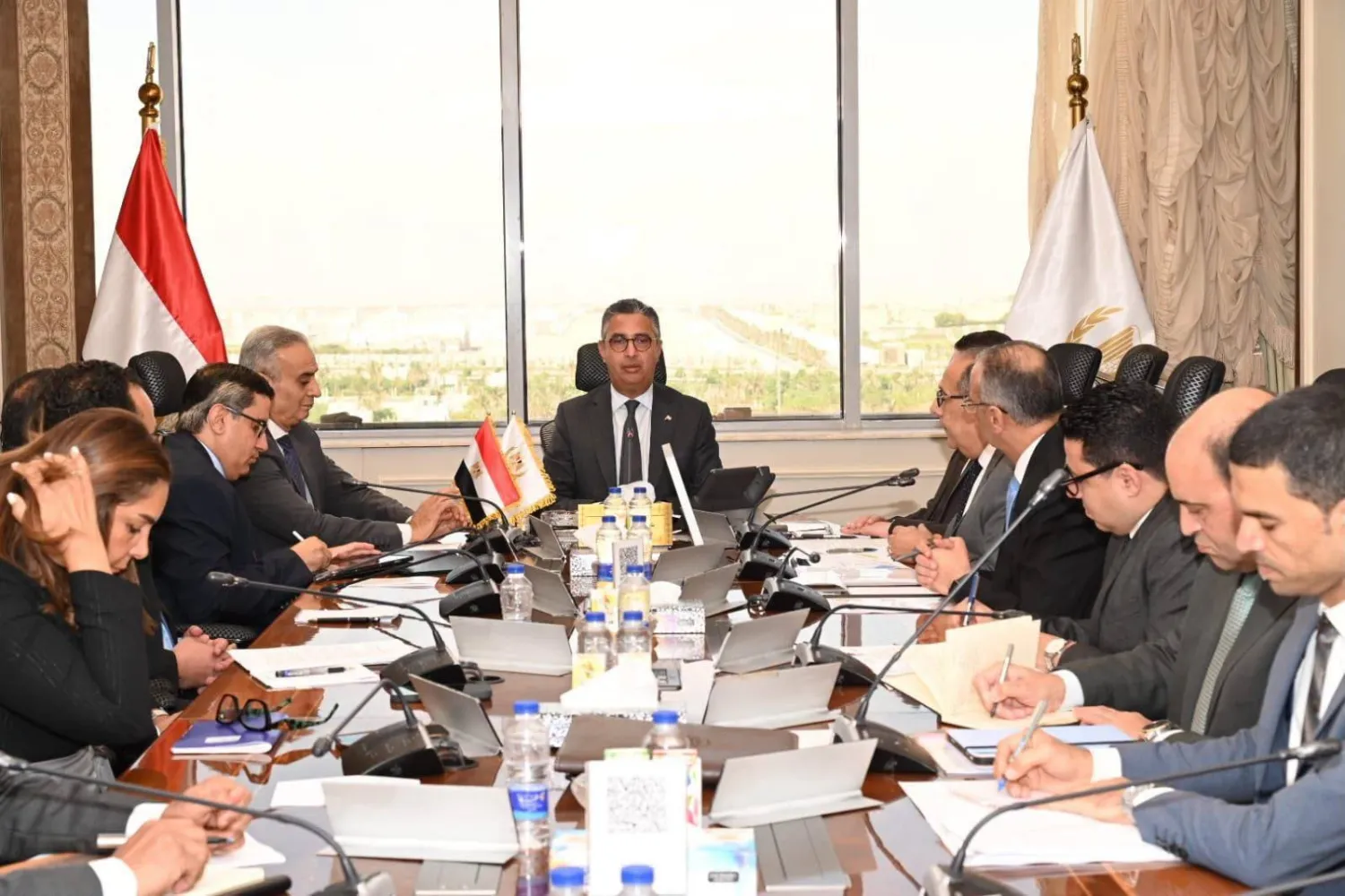 وزير التموين المصري خلال الإعلان عن مبادرة خفض الأسعار الأربعاء (صفحة وزارة التموين على «فيسبوك»)