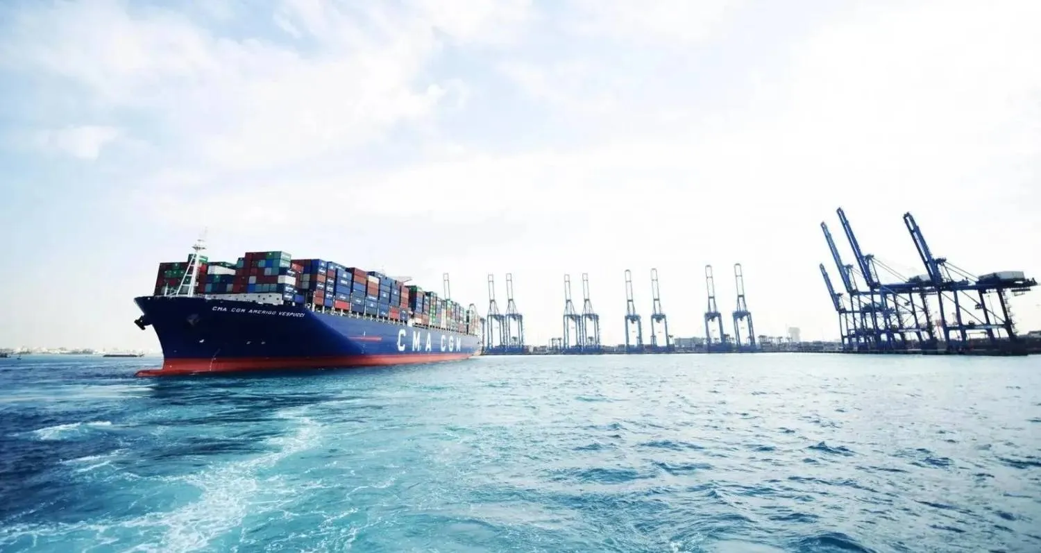 A ship docked at a Saudi port (SPA)