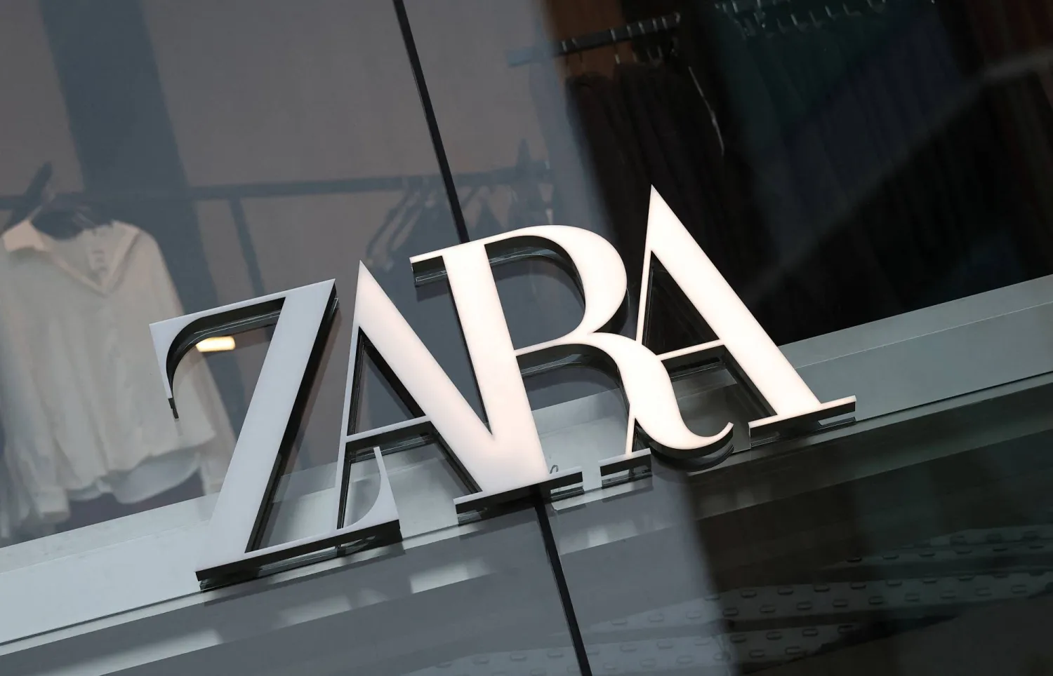 The sign of a Zara store is displayed on the outside of one of its clothing stores in London, Britain, September 10, 2026. (Reuters)