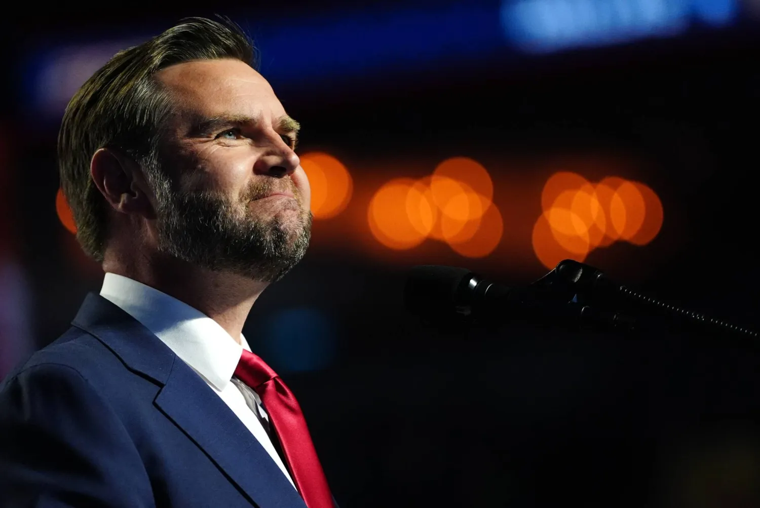  Vice President JD Vance speaks at the Republican convention, Thursday, Sept. 10, 2026, in Dallas. (AP) 