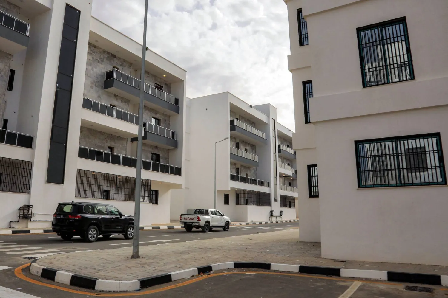 New homes built in Libya’s Derna after the storm (AFP)