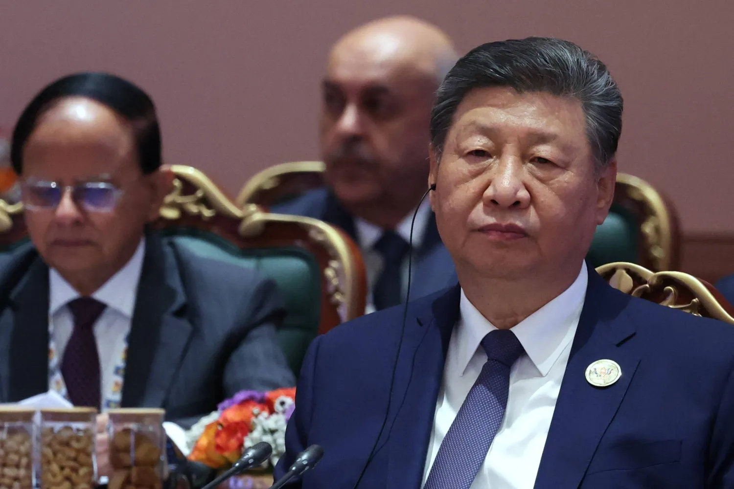 Chinese President Xi Jinping attends a session on day two of the BRICS Summit in New Delhi, India, September 13, 2026. (Sputnik/Alexander Kazakov/Pool via Reuters)