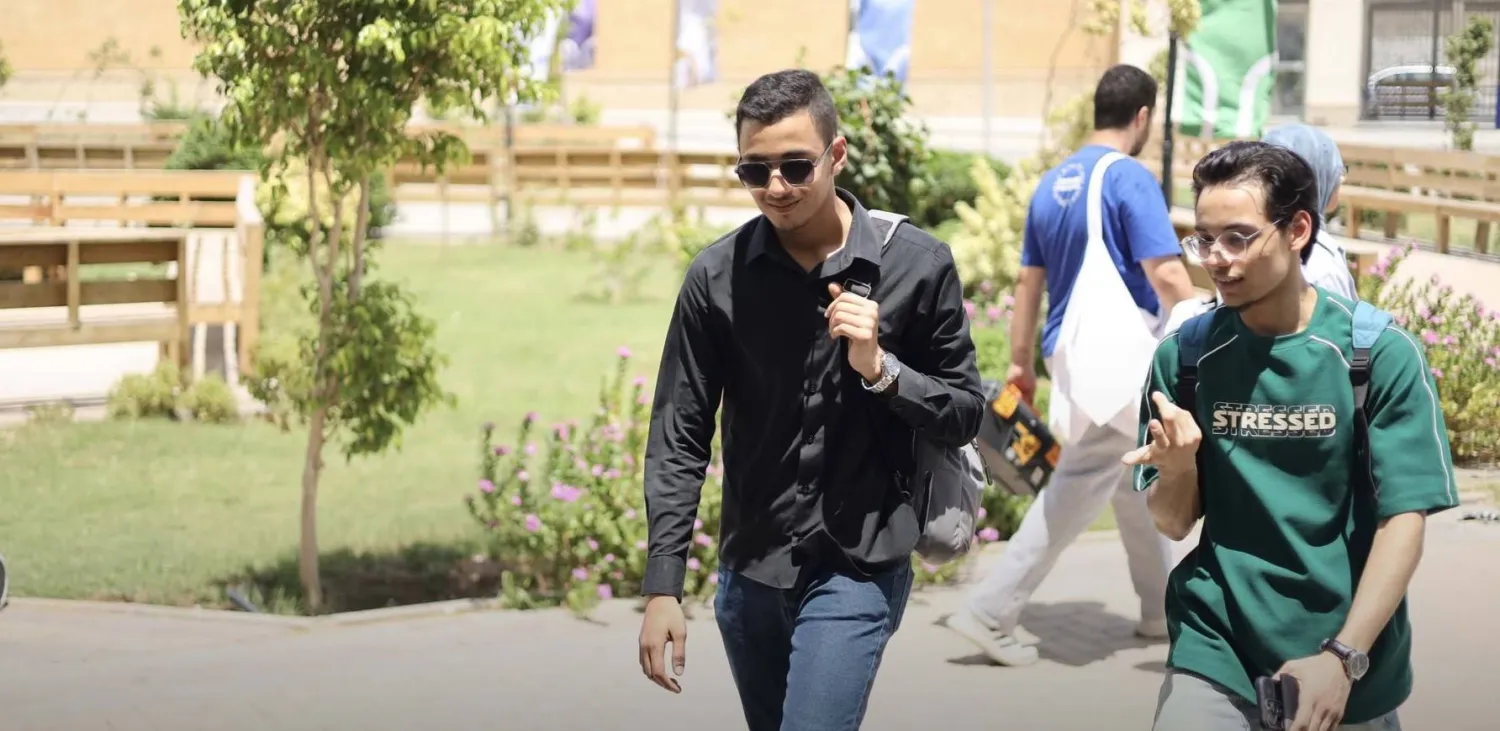داخل حرم «جامعة حلوان الأهلية» (جامعة حلوان الأهلية)